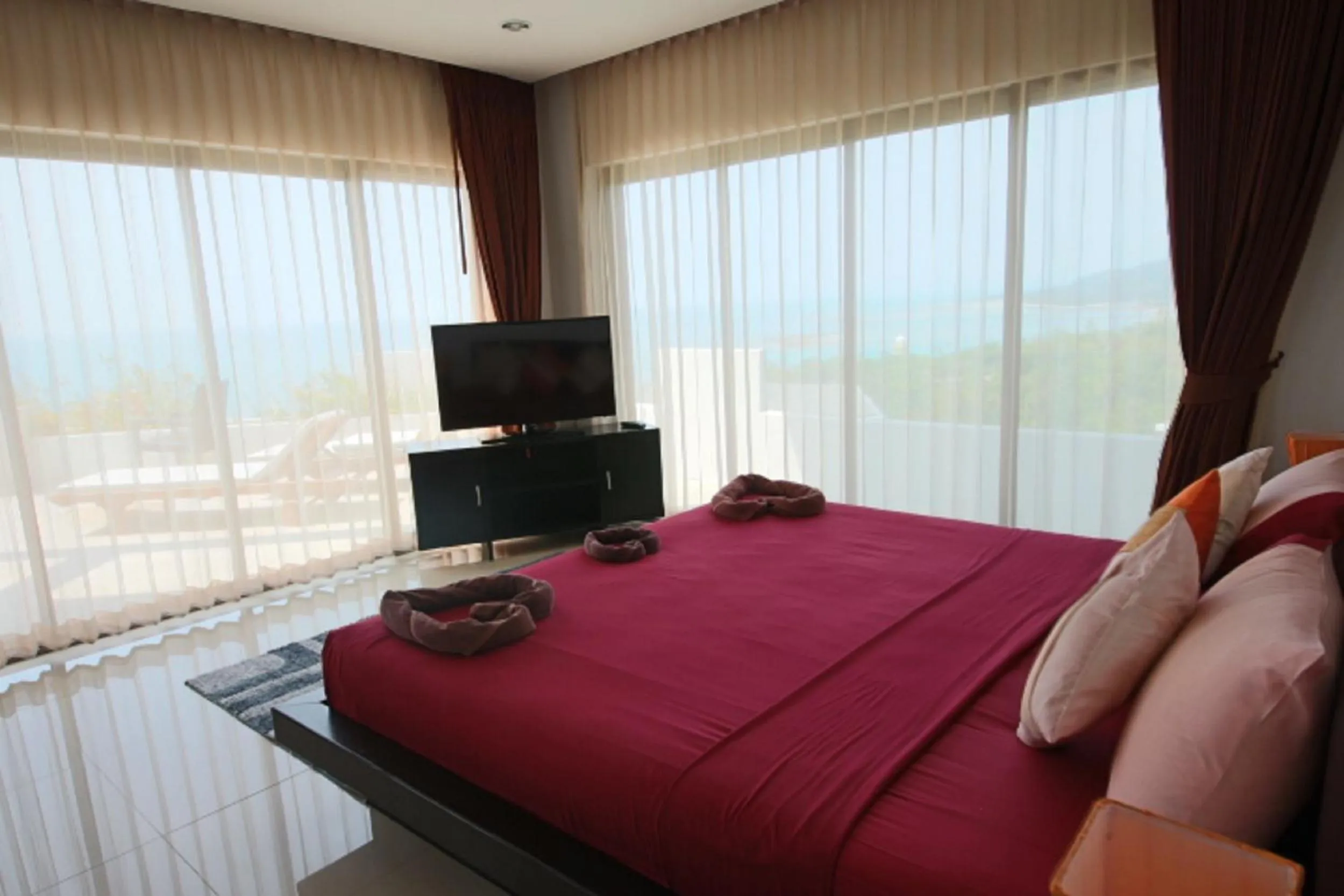 Bedroom, Bed in Tropical Sea View Residence