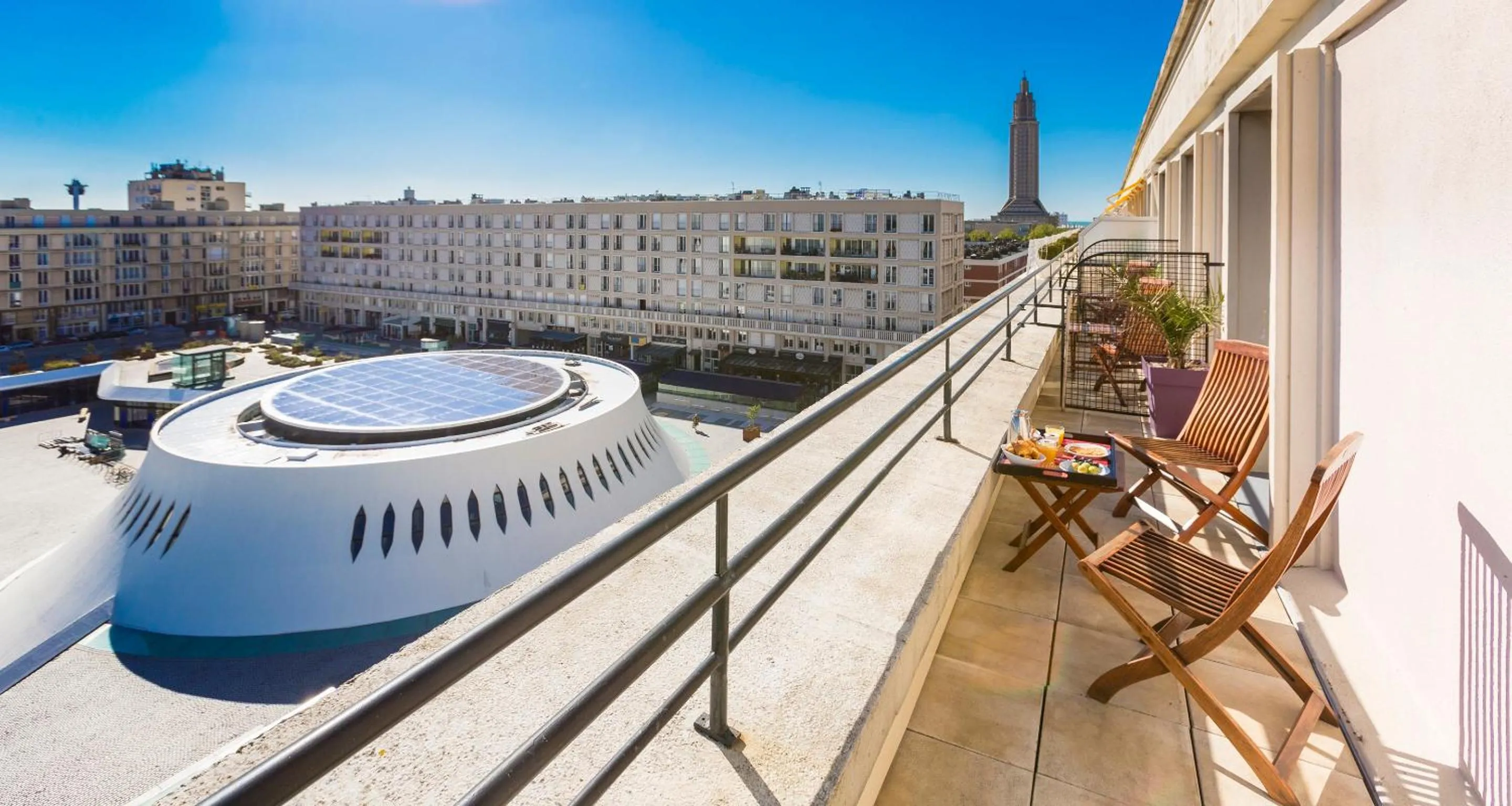 Balcony/Terrace in Best Western ARThotel
