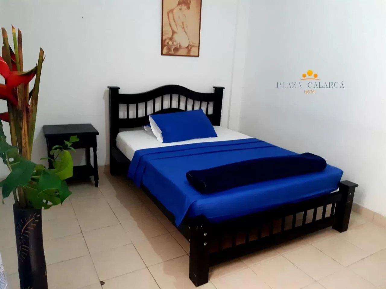 Bed in Hotel Plaza Calarcá