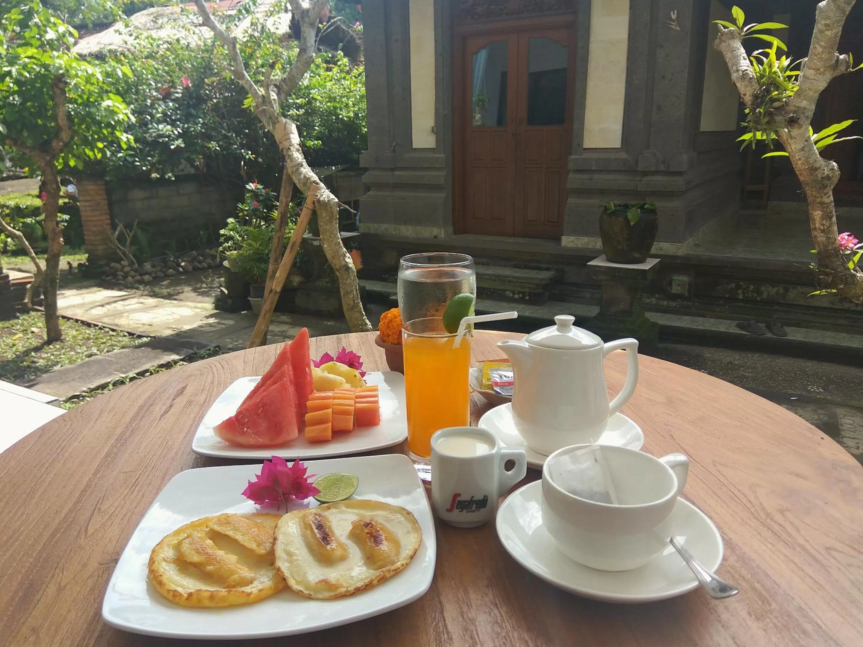 Breakfast in The Hidden Bali Inn