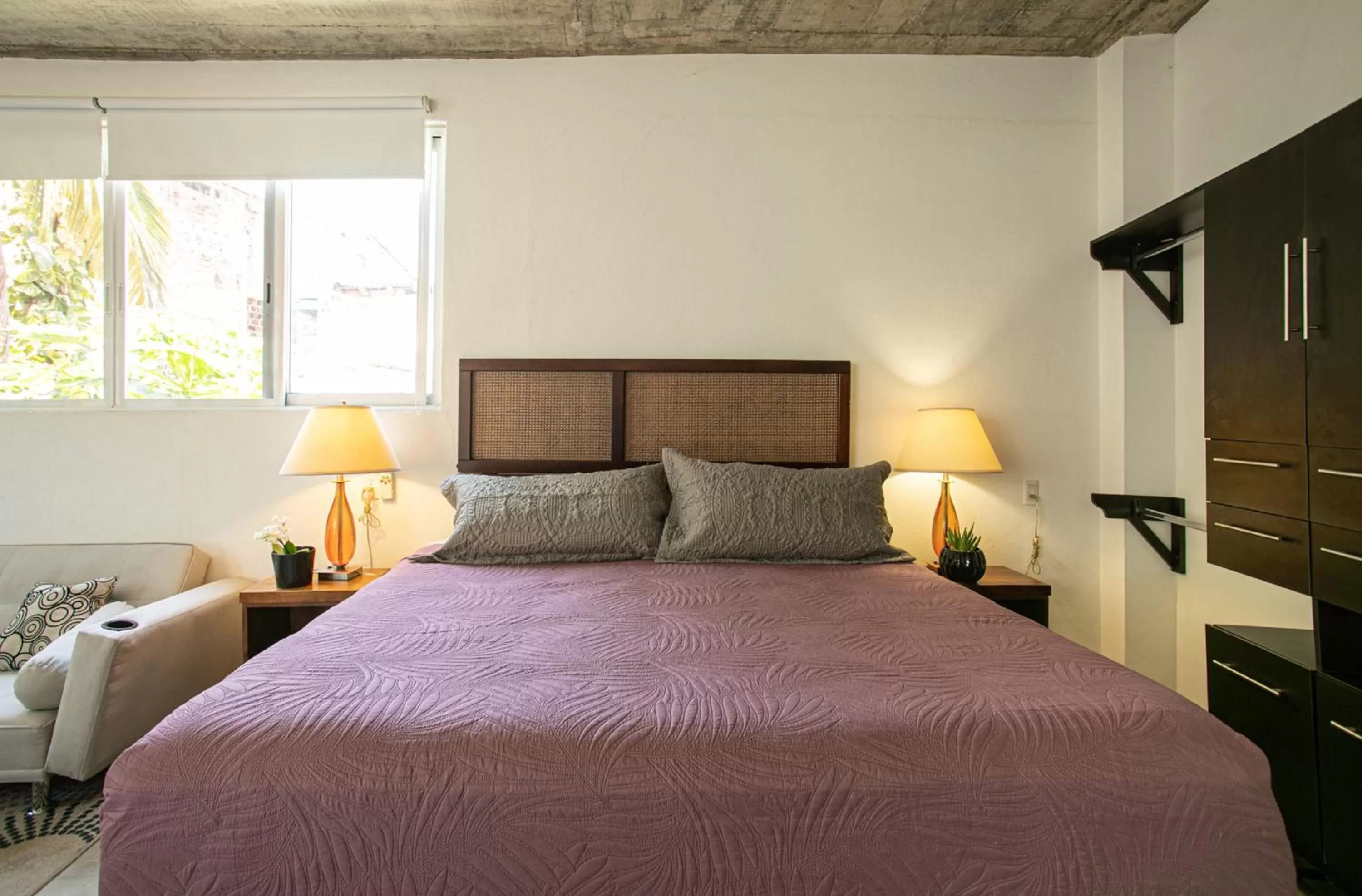 Bedroom, Bed in Casitas Miramar Puerto Vallarta Malecón