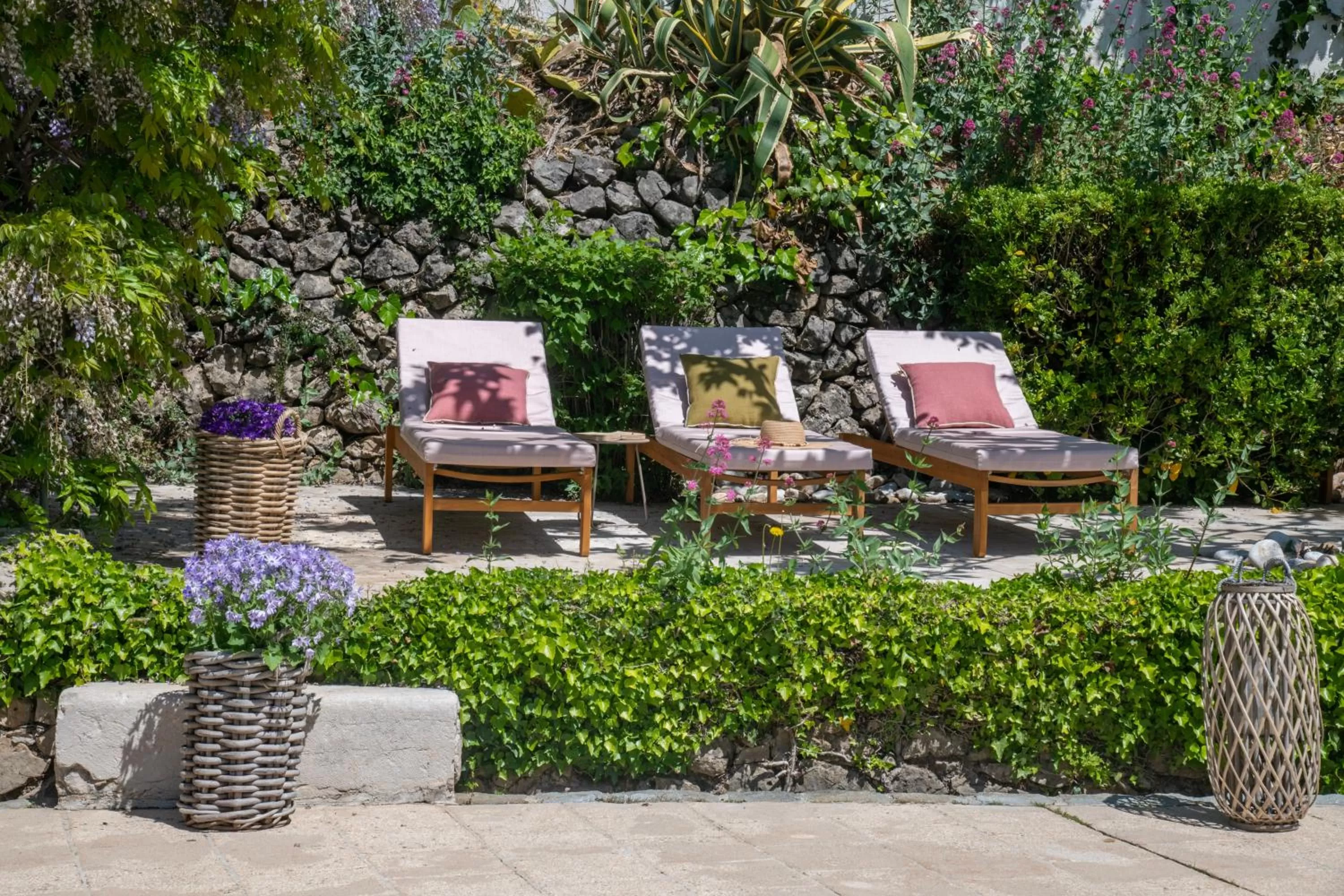 Garden in Hotel Les Messugues