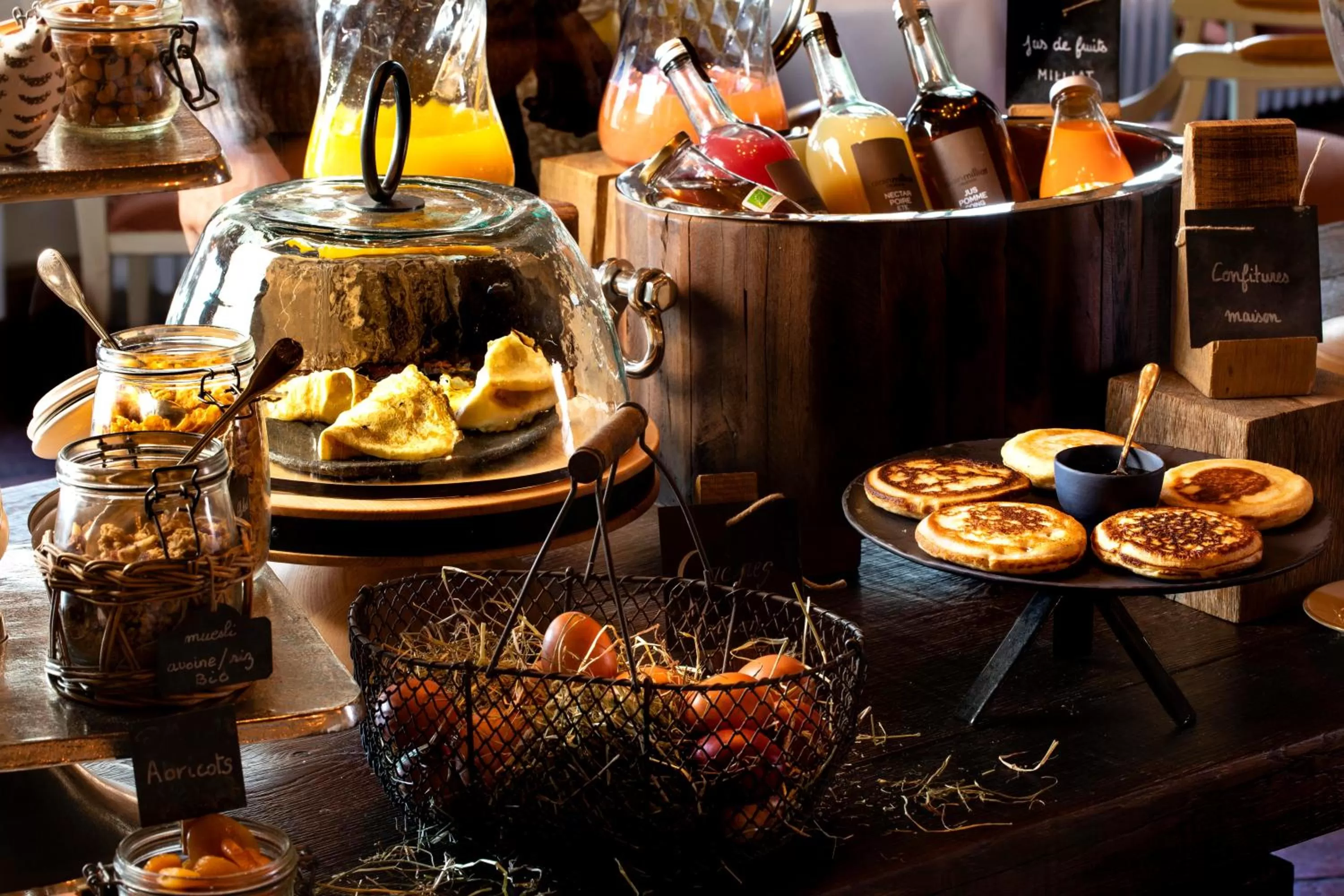 Buffet breakfast in La Ferme Saint Simeon Hotel & Spa - Relais & Chateaux
