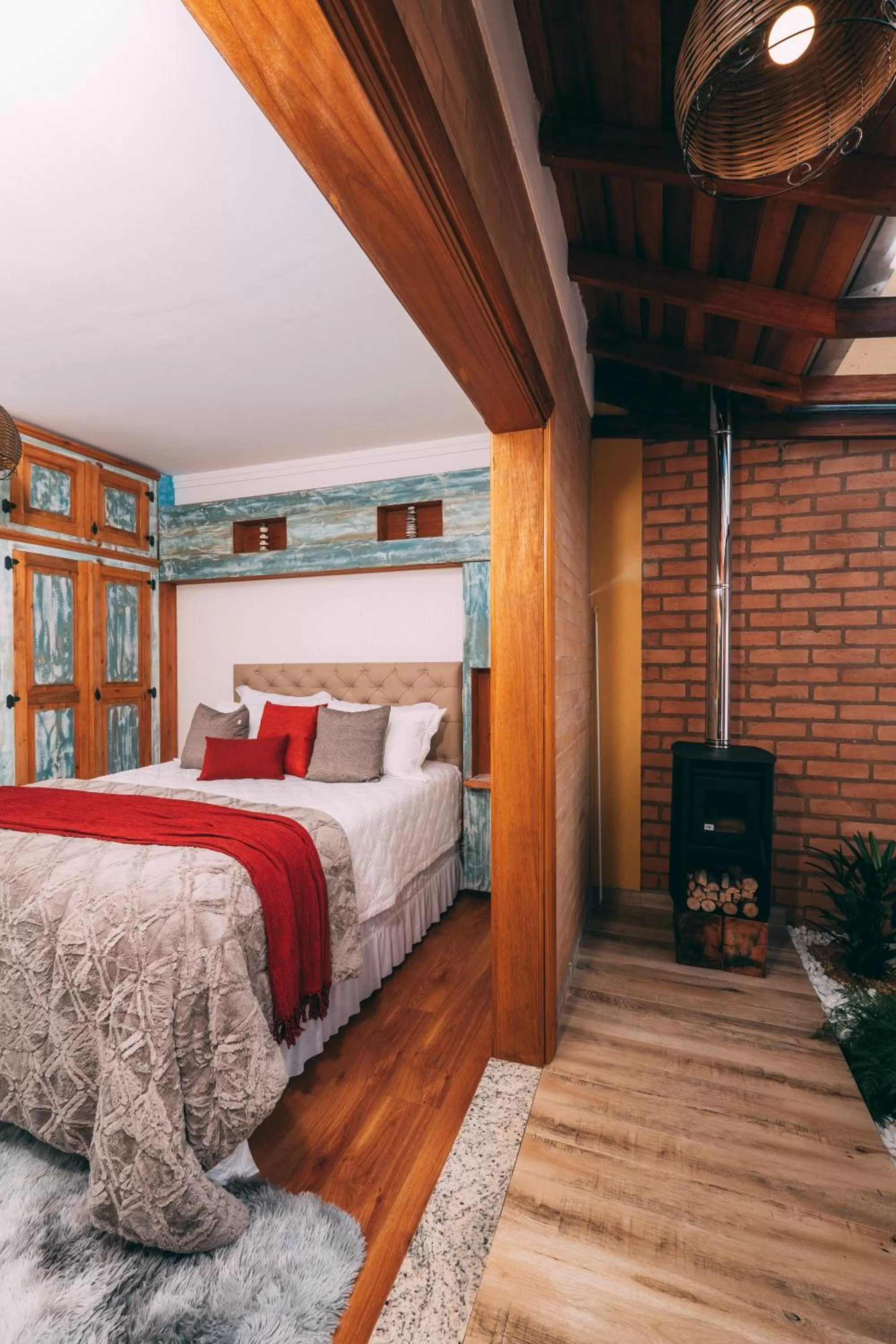 Bed in Pousada Trem Chic