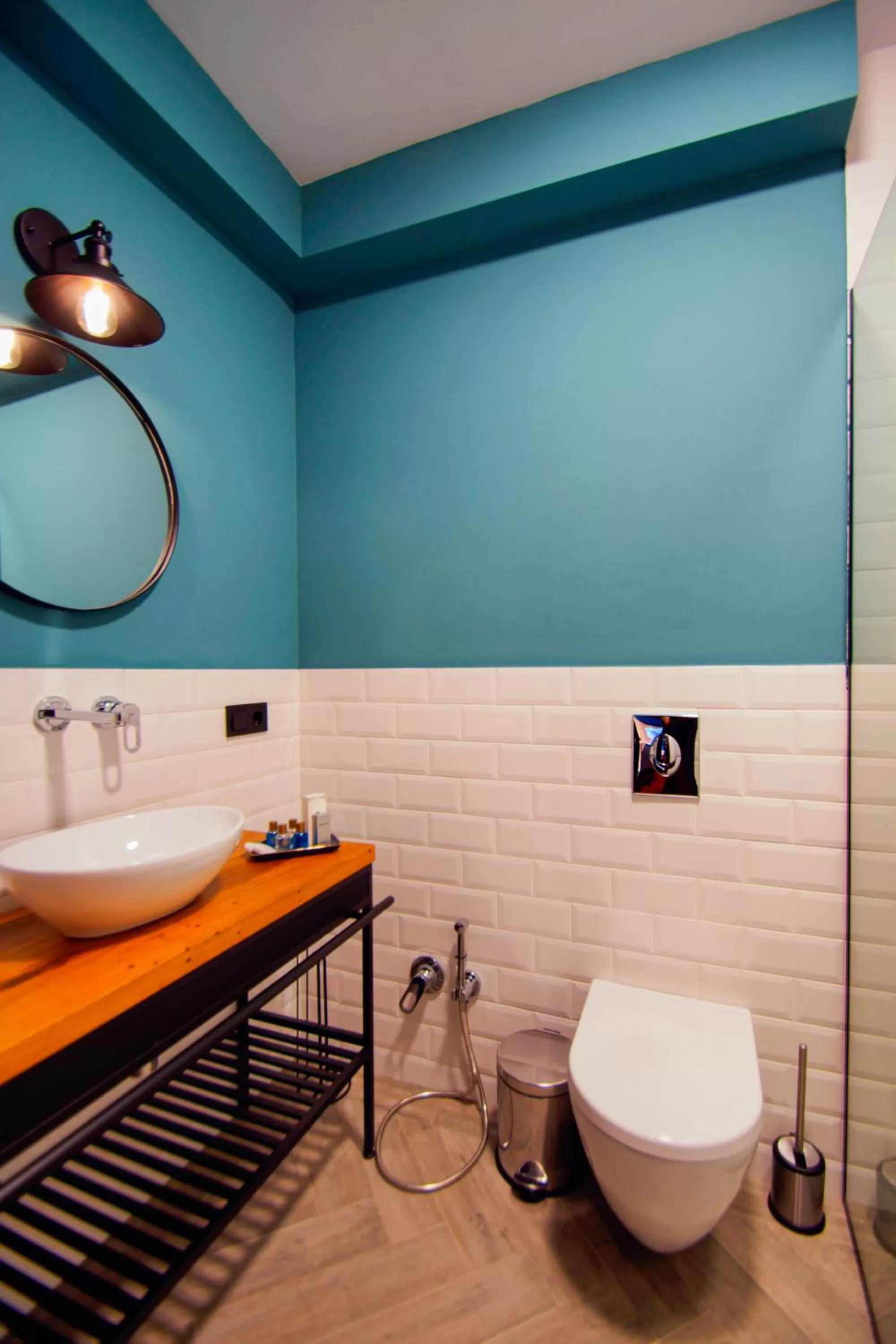 Bathroom in Borjomi Bridge Hotel