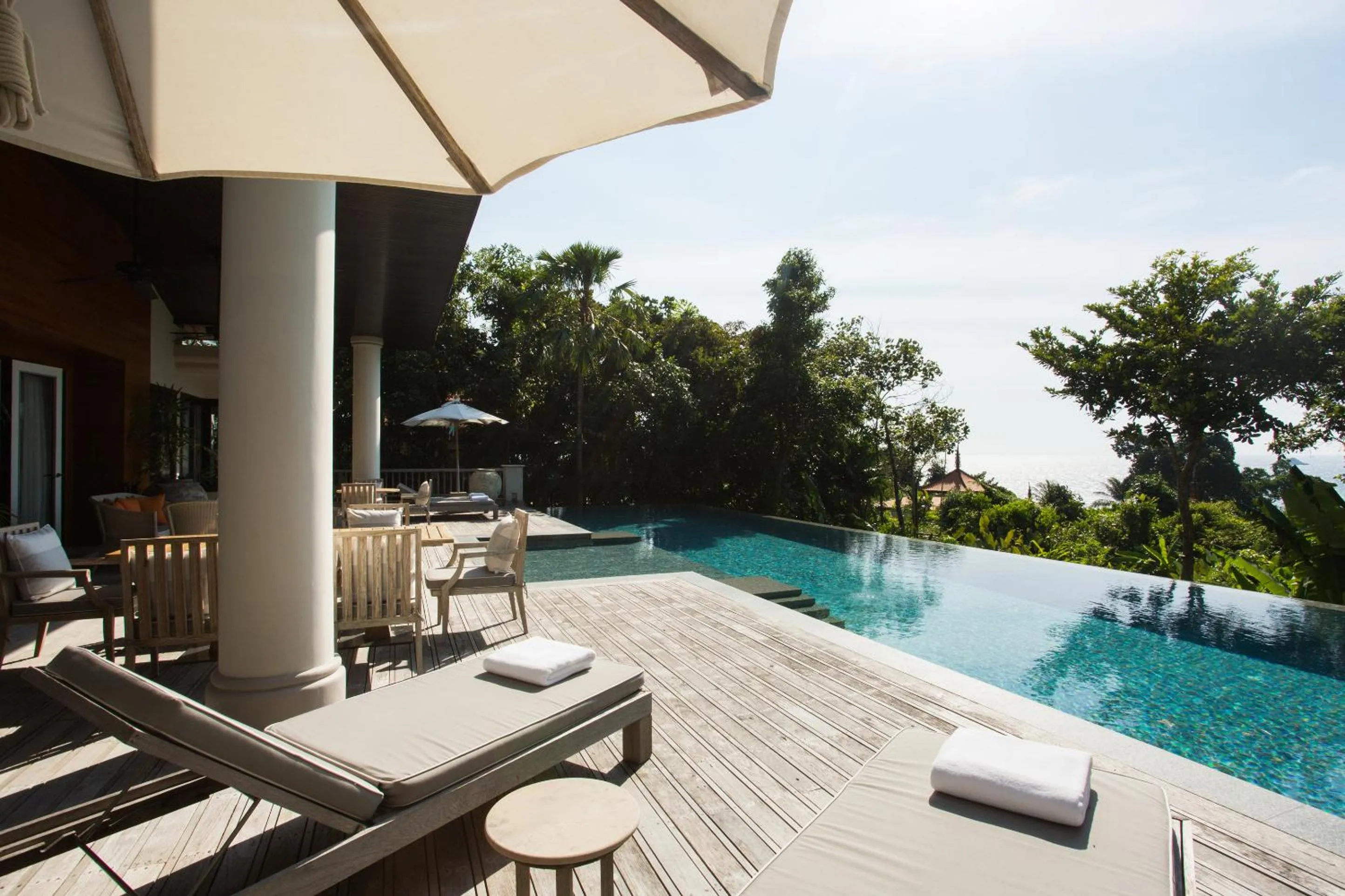 Balcony/Terrace in Trisara Villas & Residences Phuket