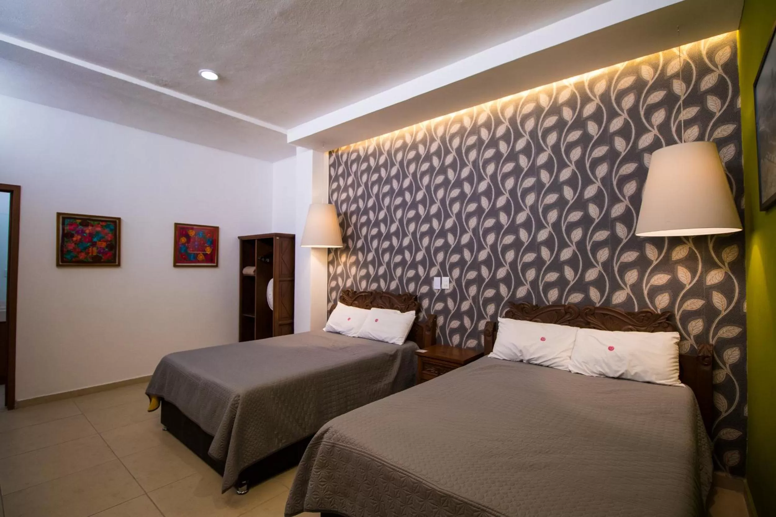 Bed in Hotel Santa Rosa