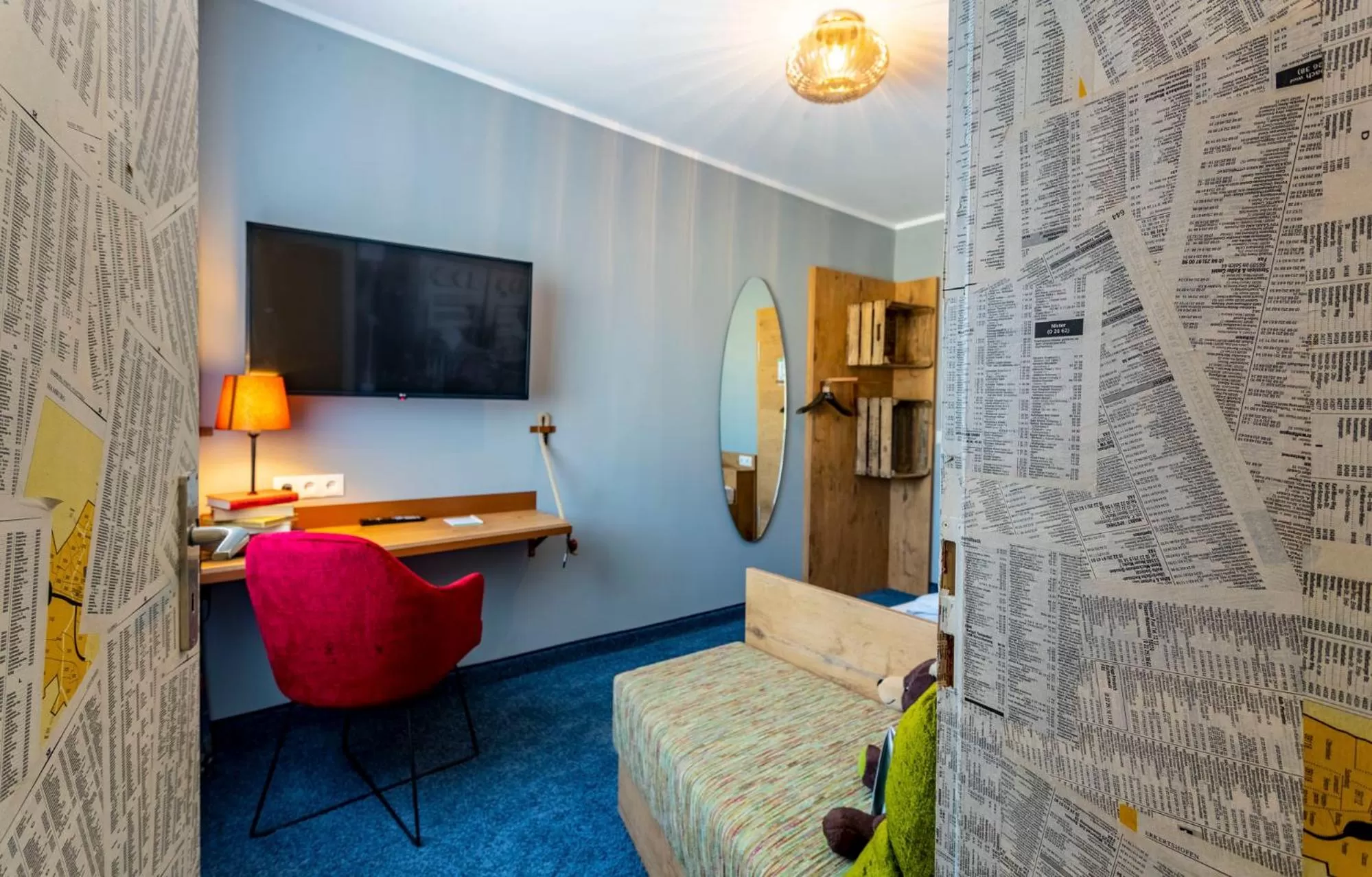 Bedroom, Bed in tinyTwice Hotel Bonn