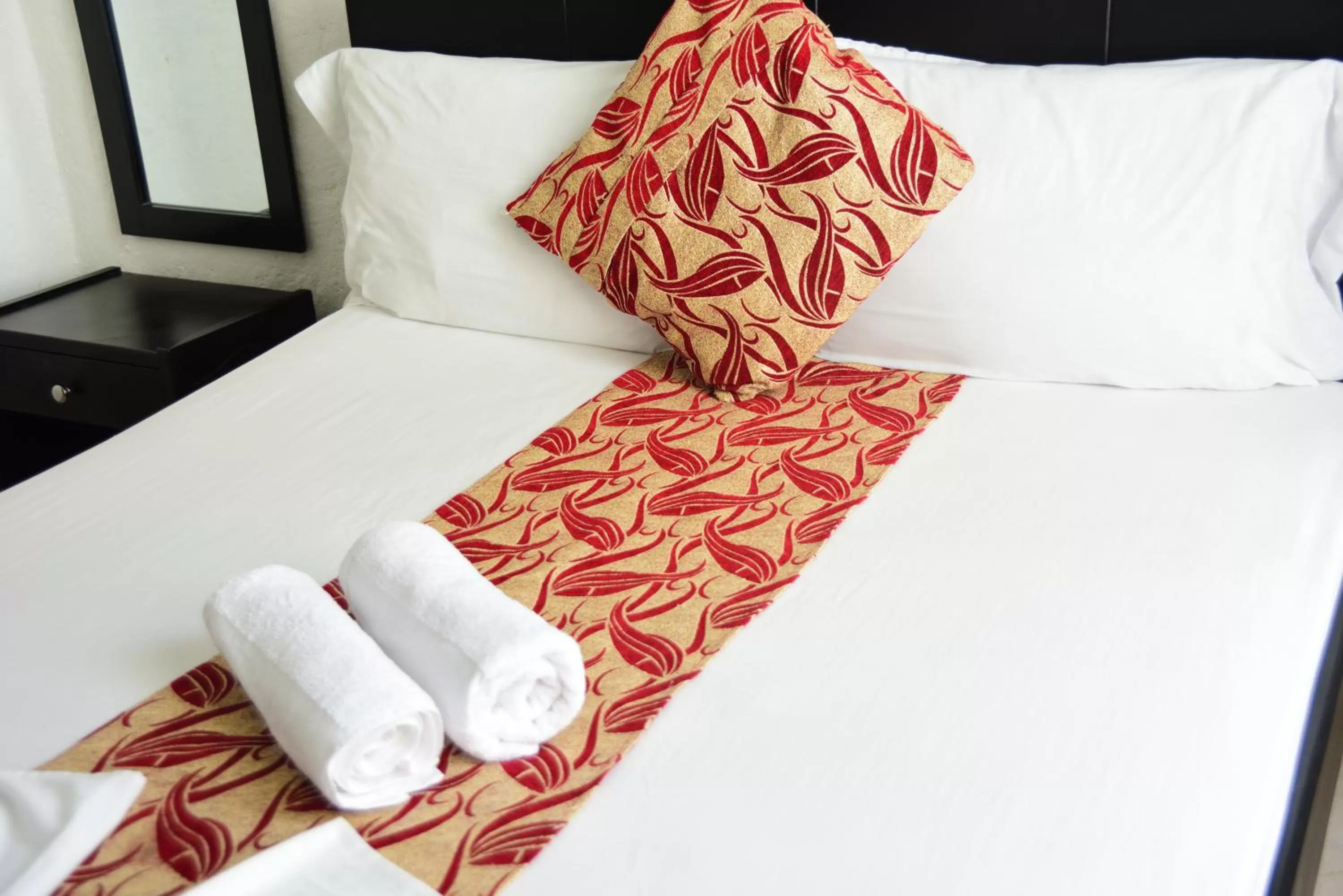 Bed in Blue Star Hotel