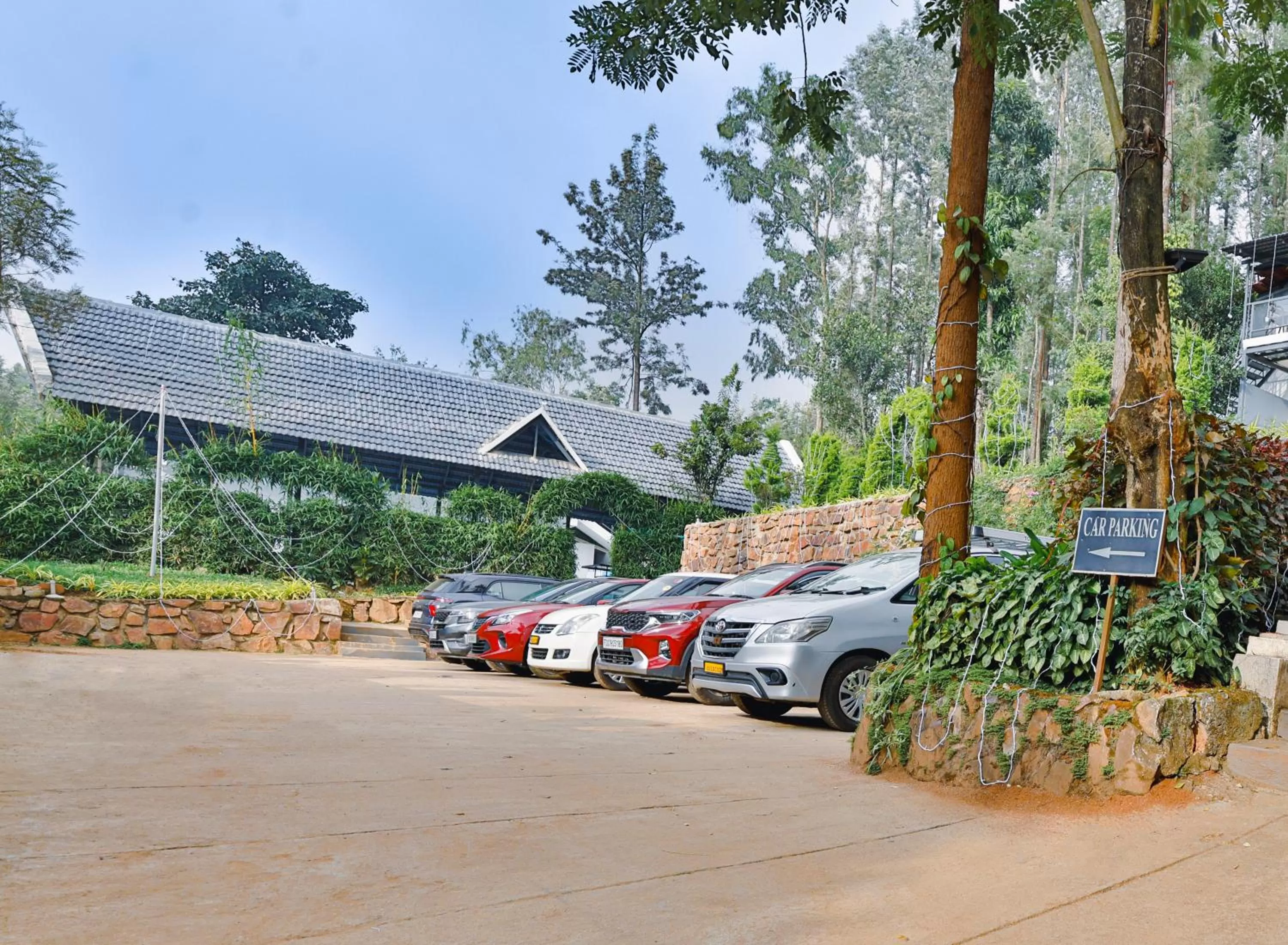 Parking, Property Building in The Spectrum Resort, Chikmagalur
