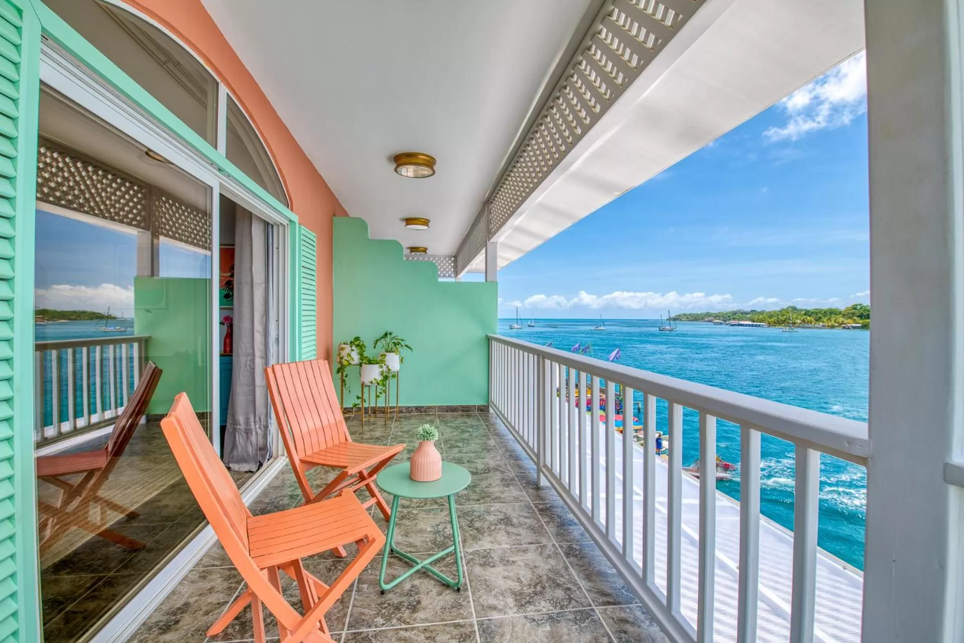 Balcony/Terrace in Bocas Paradise Hotel