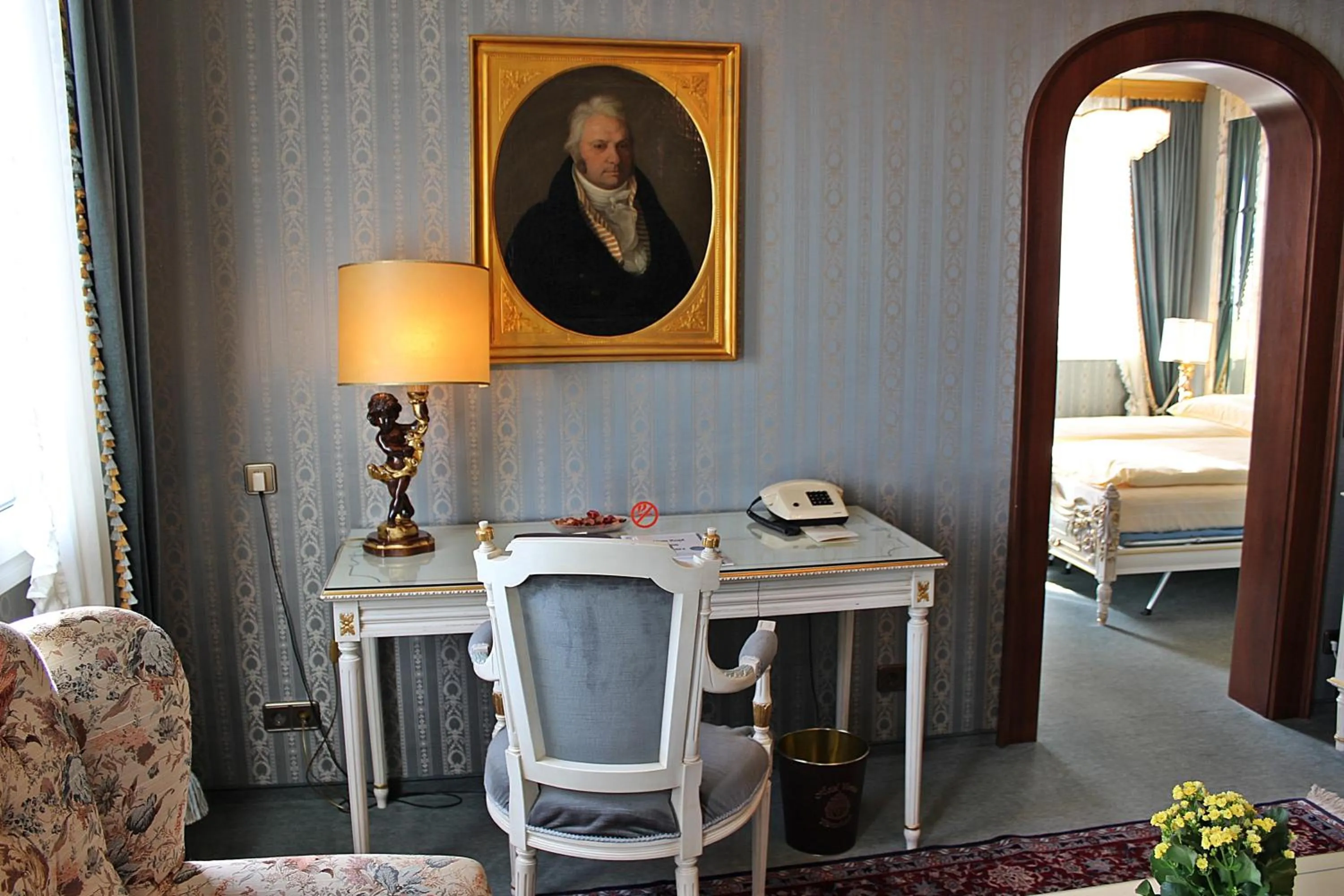 Seating area in Hotel Palais Porcia