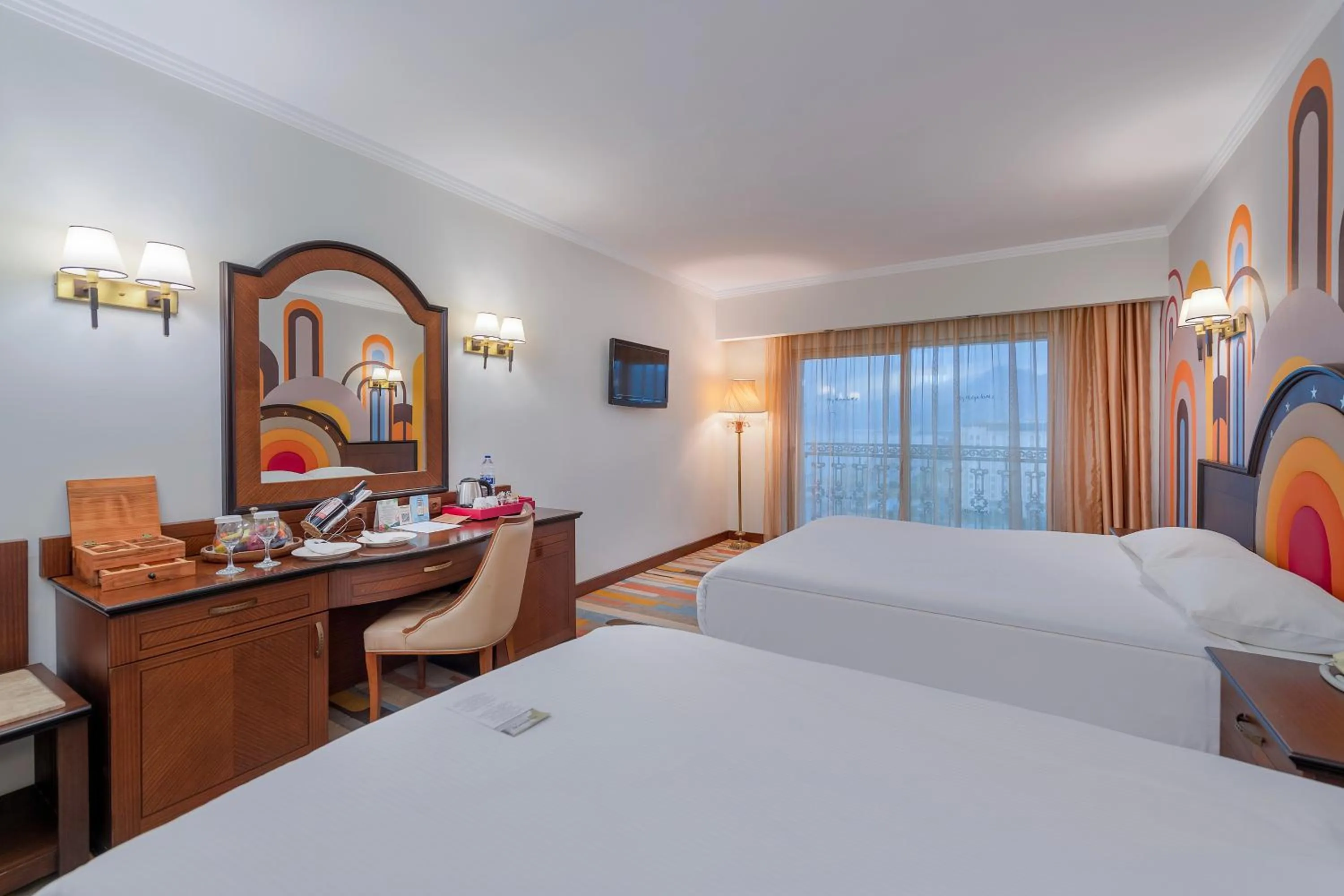 Bedroom, Bed in Megasaray Westbeach Antalya