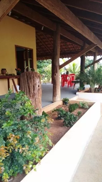 Garden view in Pousada Sorocabana