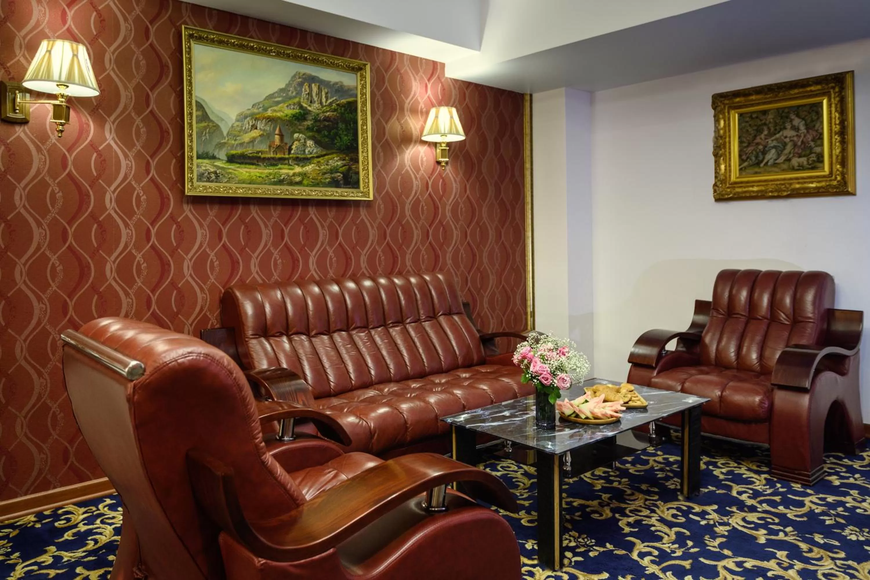 Seating area in Royal Plaza by Stellar Hotels, Yerevan