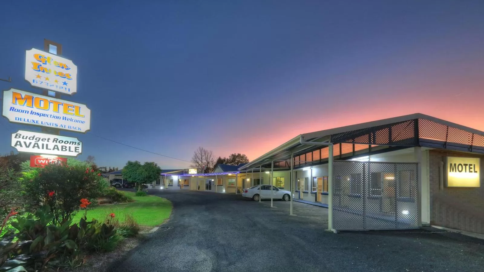 Property building in Glen Innes Motel