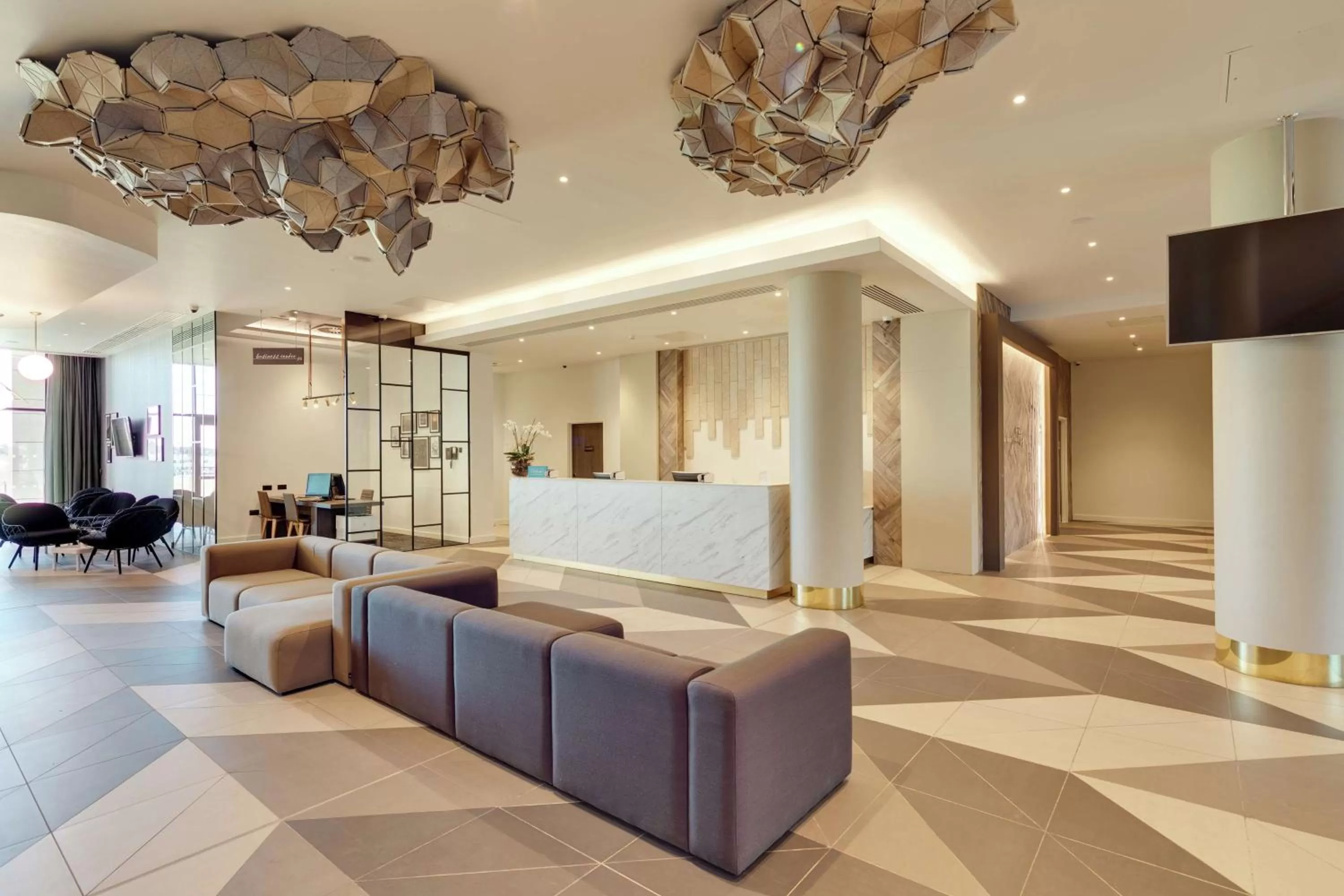 Lobby or reception in Hilton Garden Inn Doncaster Racecourse