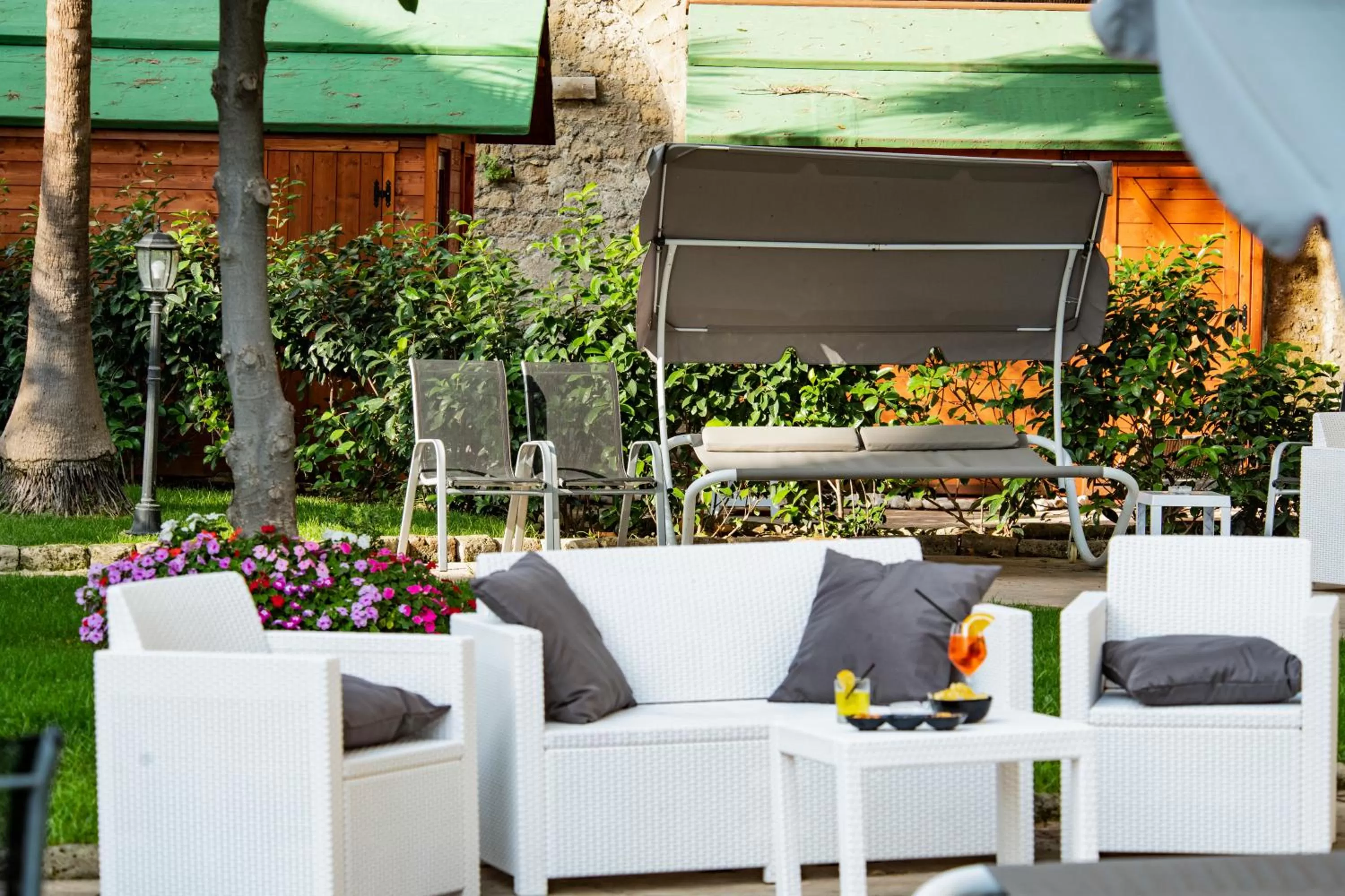 Patio in Villa Elisio Hotel & Spa