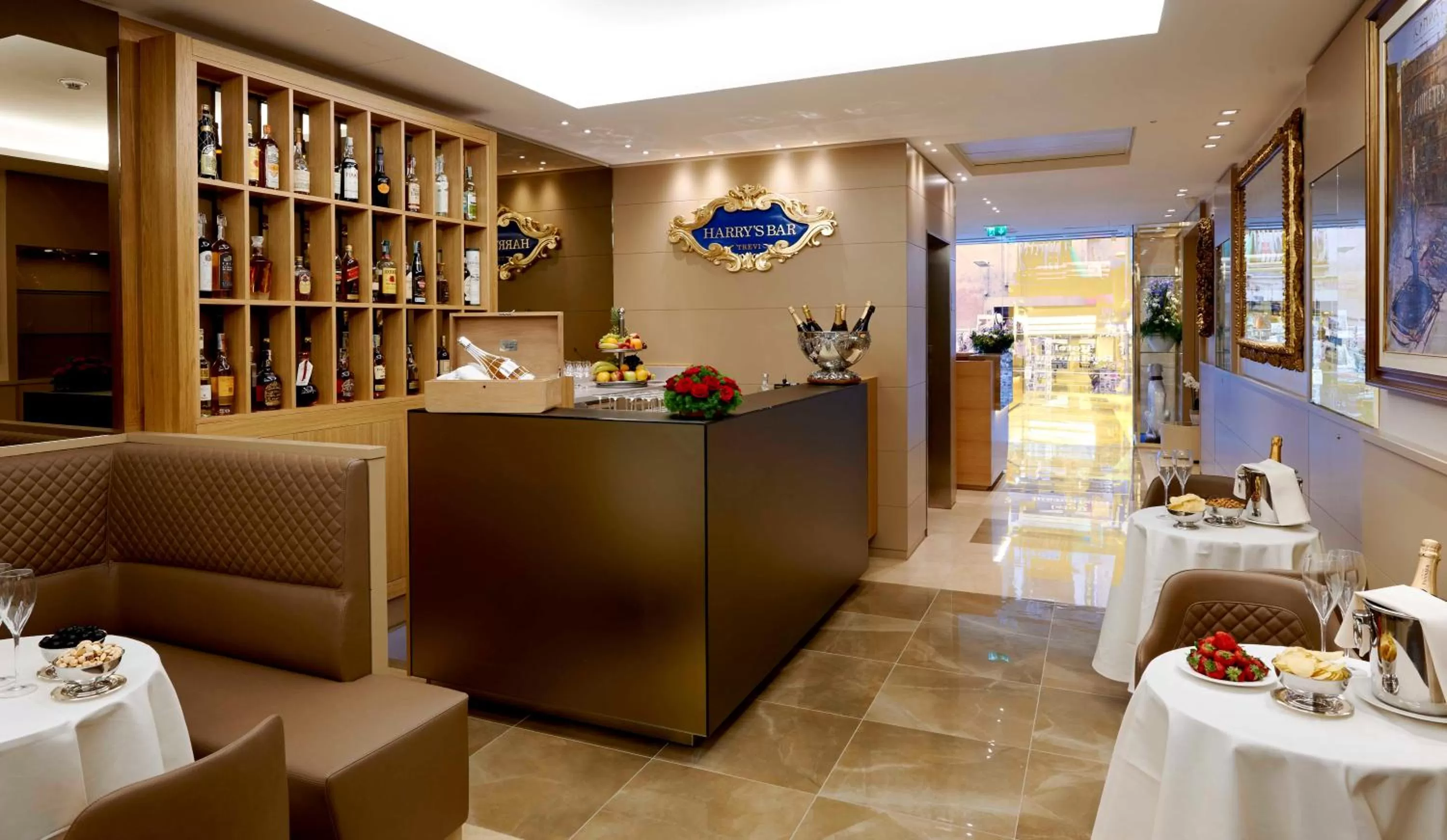 Food and drinks in Harry's Bar Trevi Hotel & Restaurant