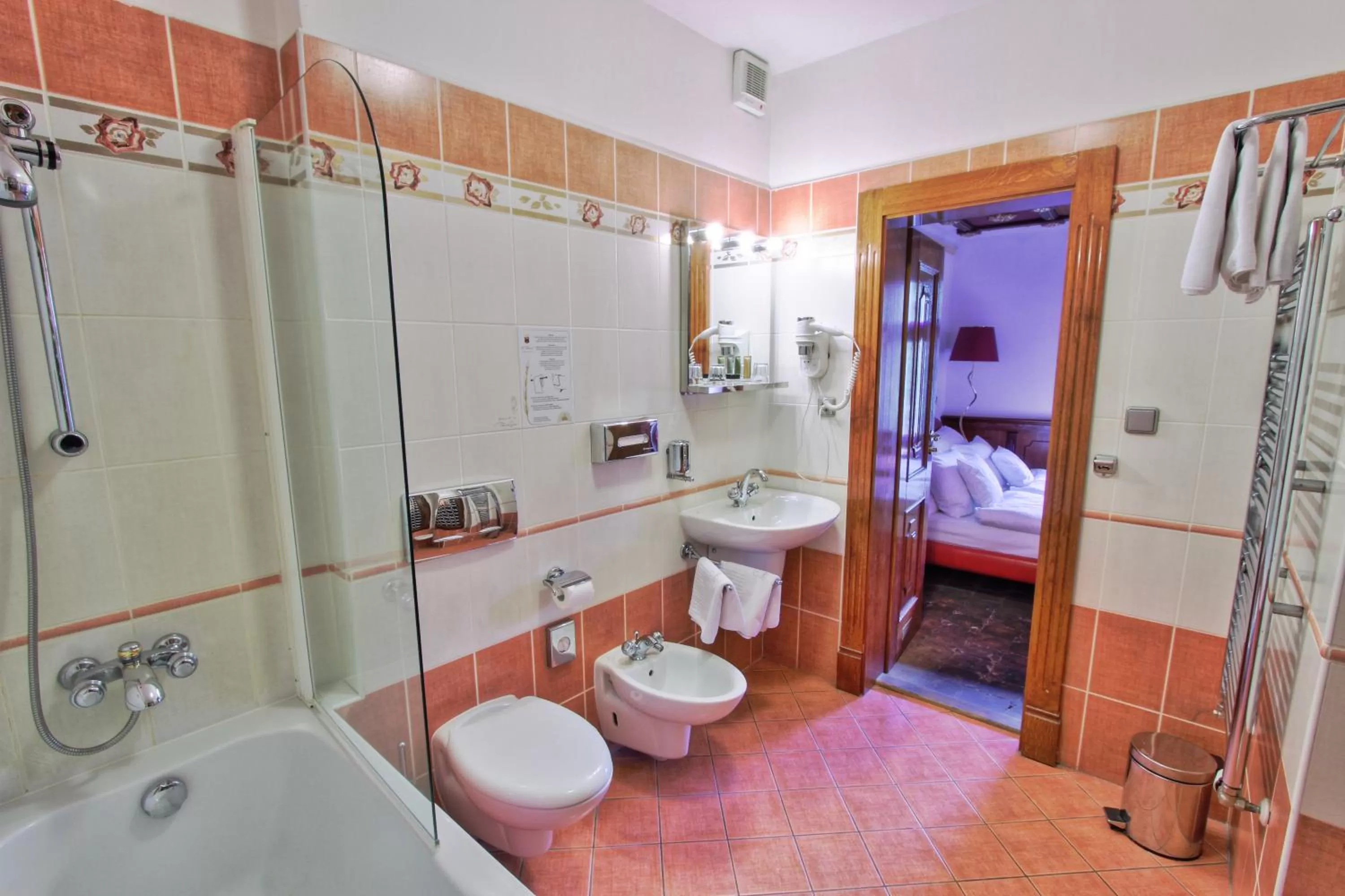Bathroom, Bed in U Páva