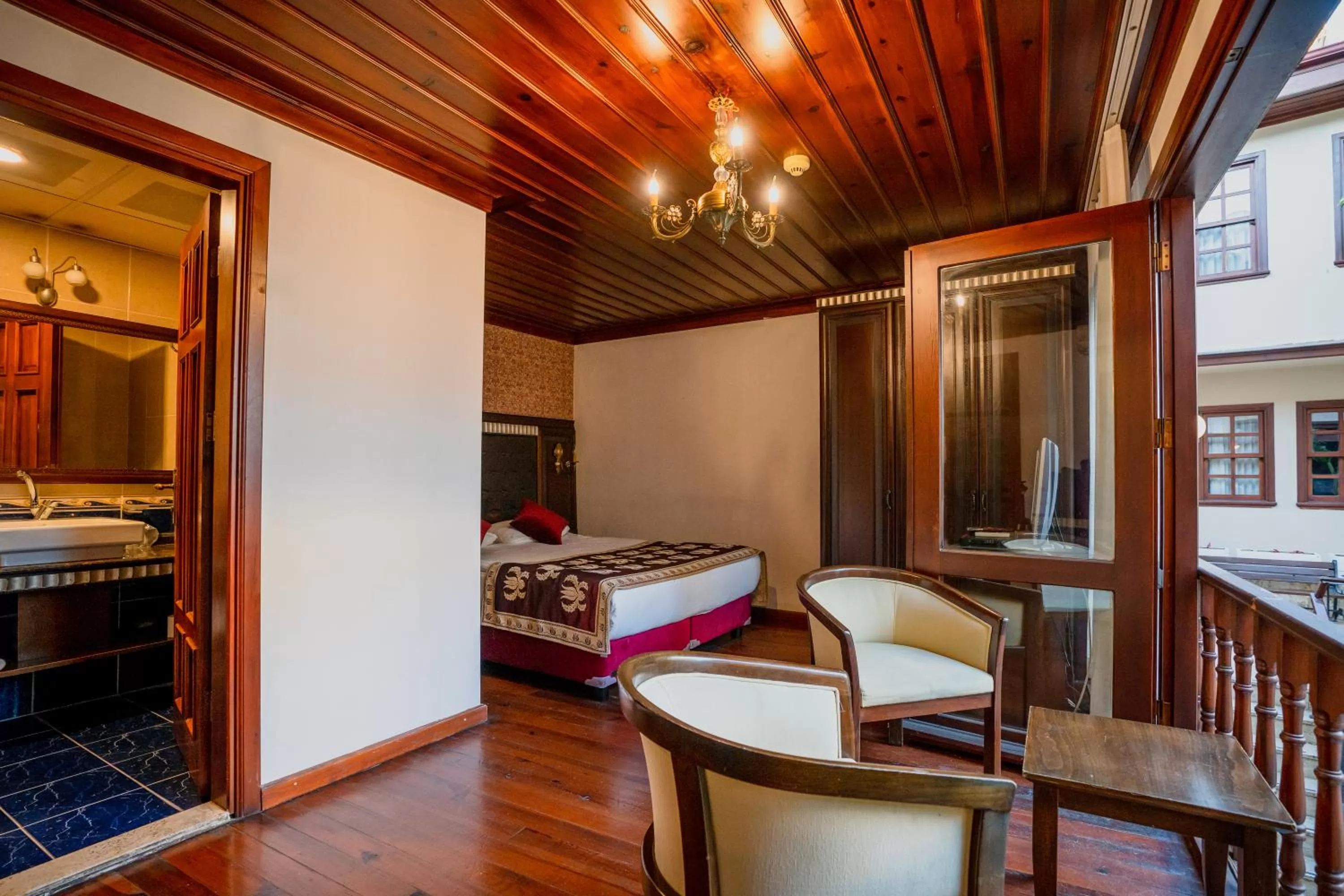 Bathroom, Bed in Mediterra Art Hotel Antalya