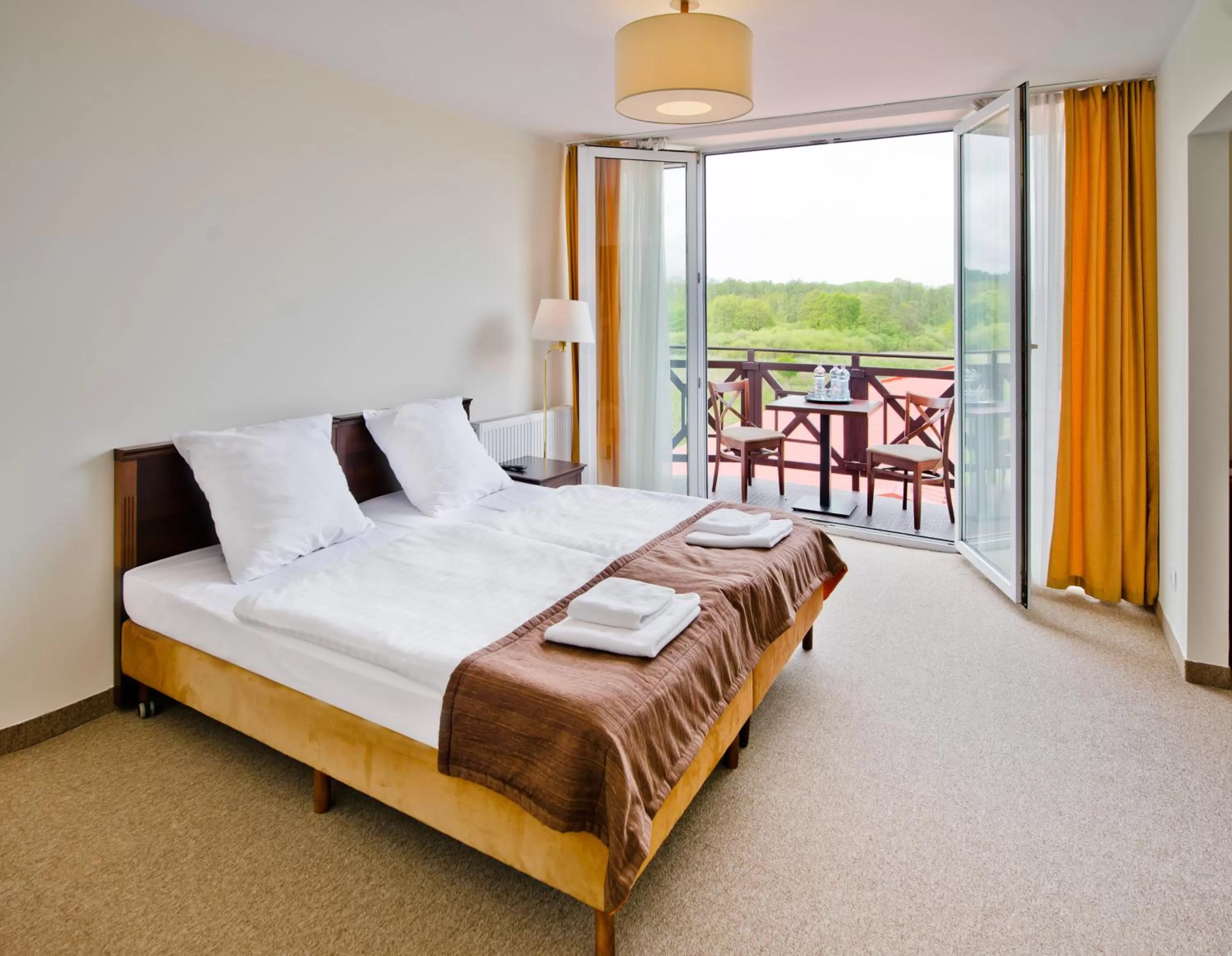 Bed in Hotel Mona Lisa Wellness & Spa