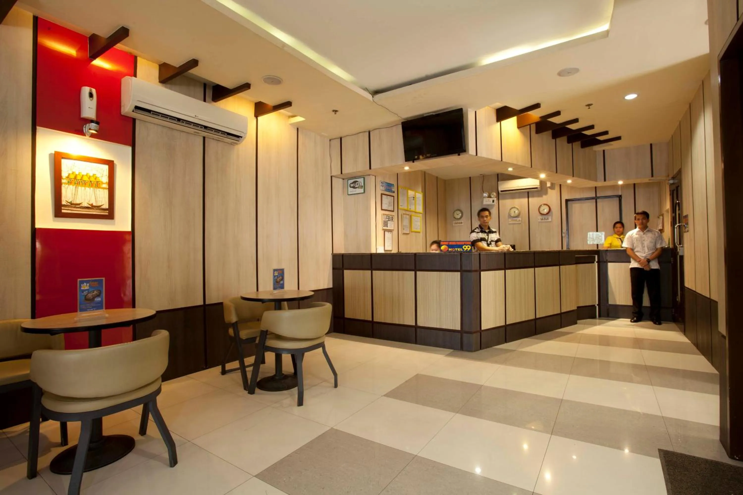 Lobby or reception in Hotel 99 Cubao
