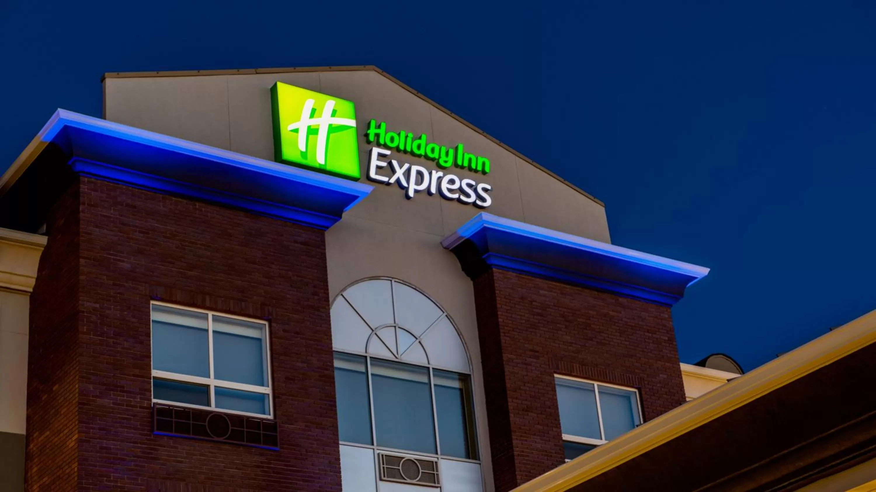 Property building in Holiday Inn Express Airdrie by IHG