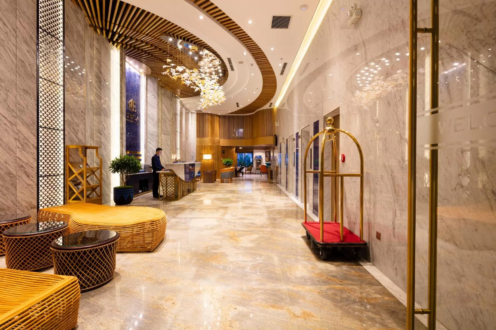 Lobby or reception in Erica Nha Trang Hotel