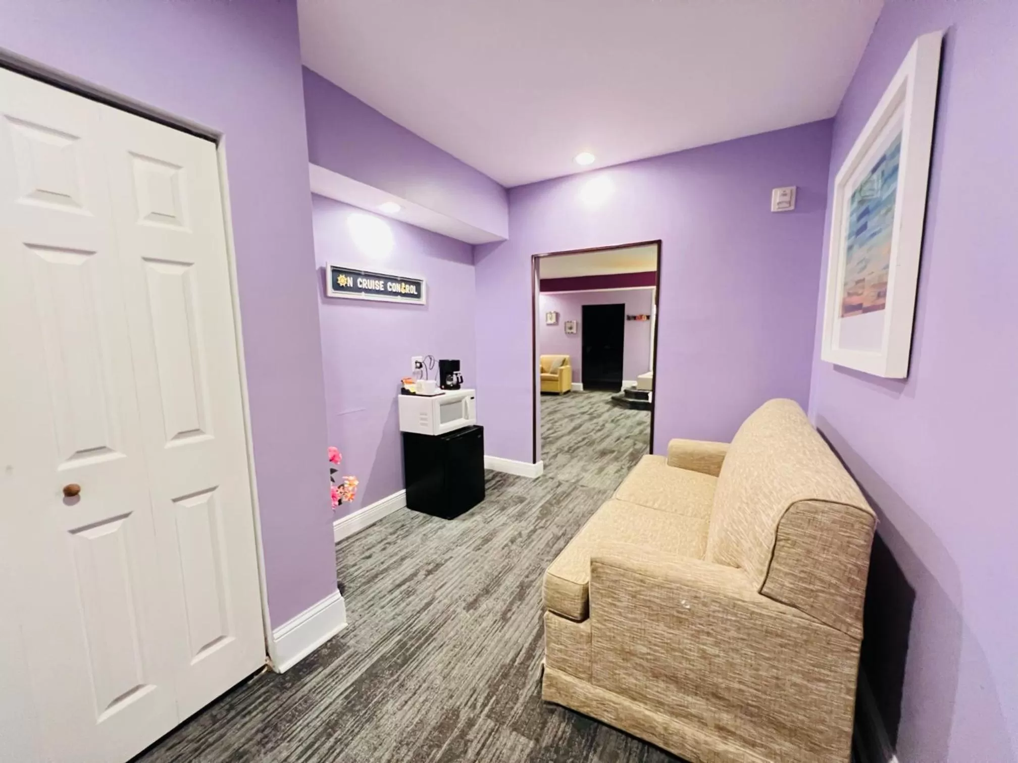 Seating area in Inn of the Dove Harrisburg-Hershey Romantic Suites