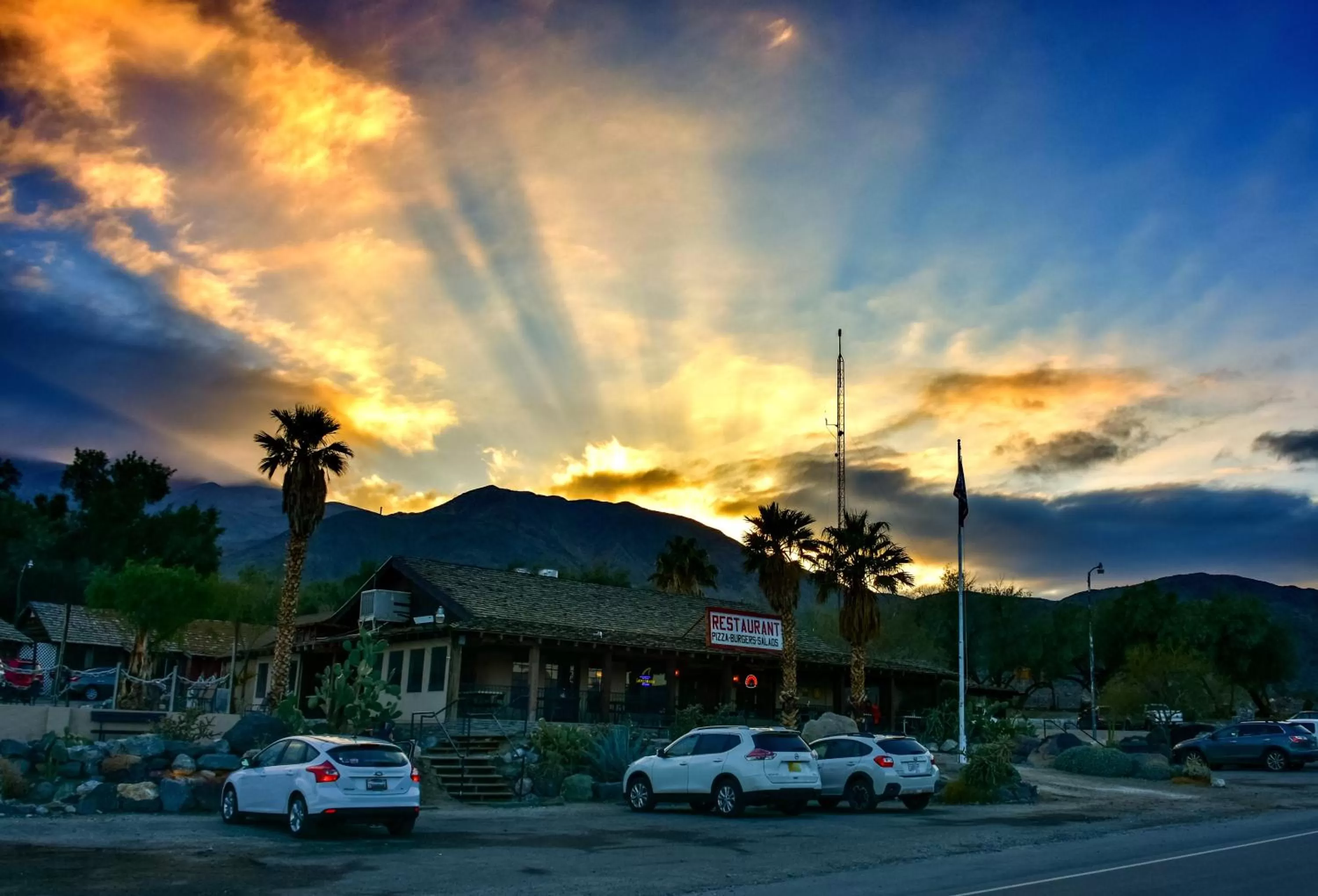 Property building in Panamint Springs Motel & Tents