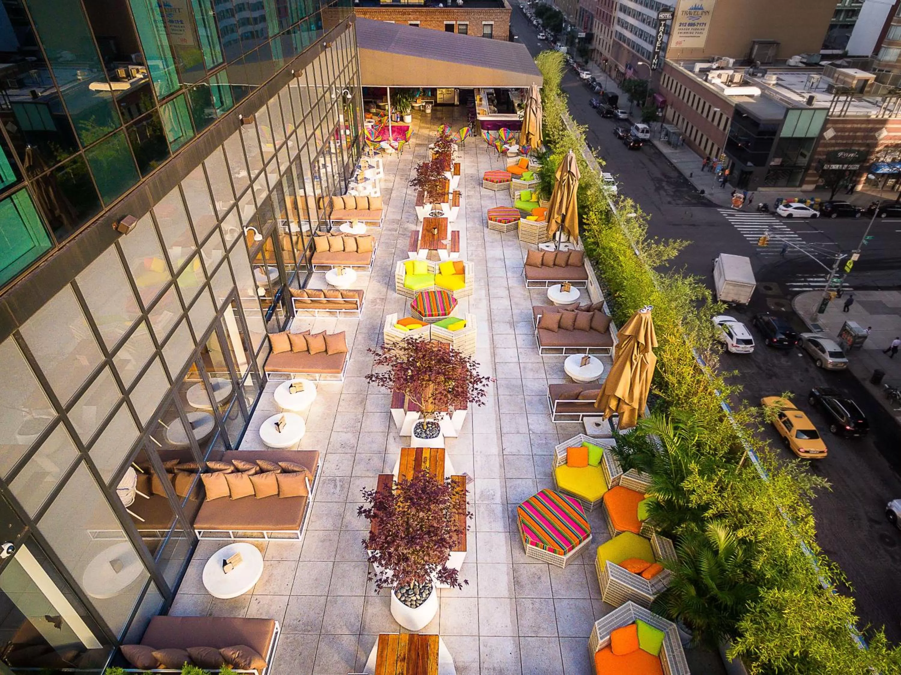 Patio in YOTEL New York Times Square