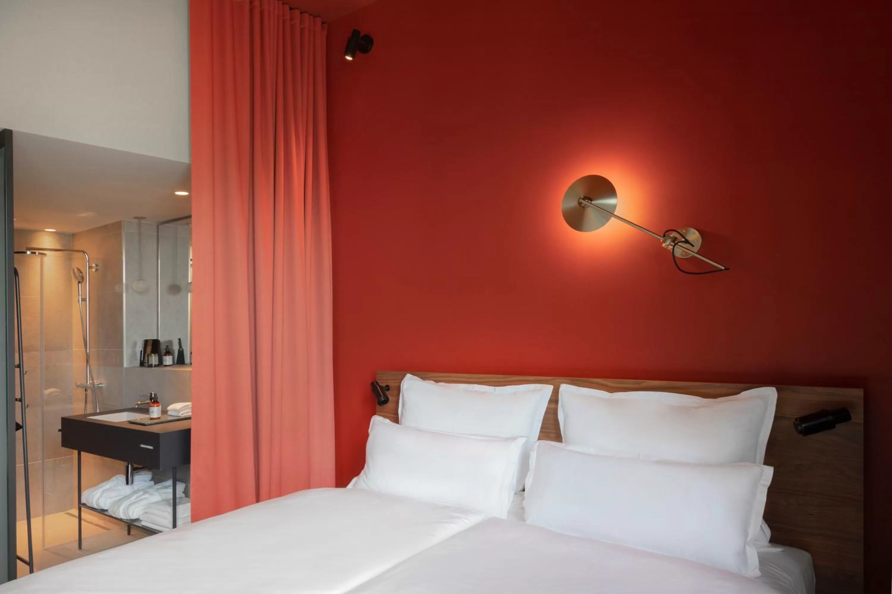 Bed in EmiLu Design Hotel