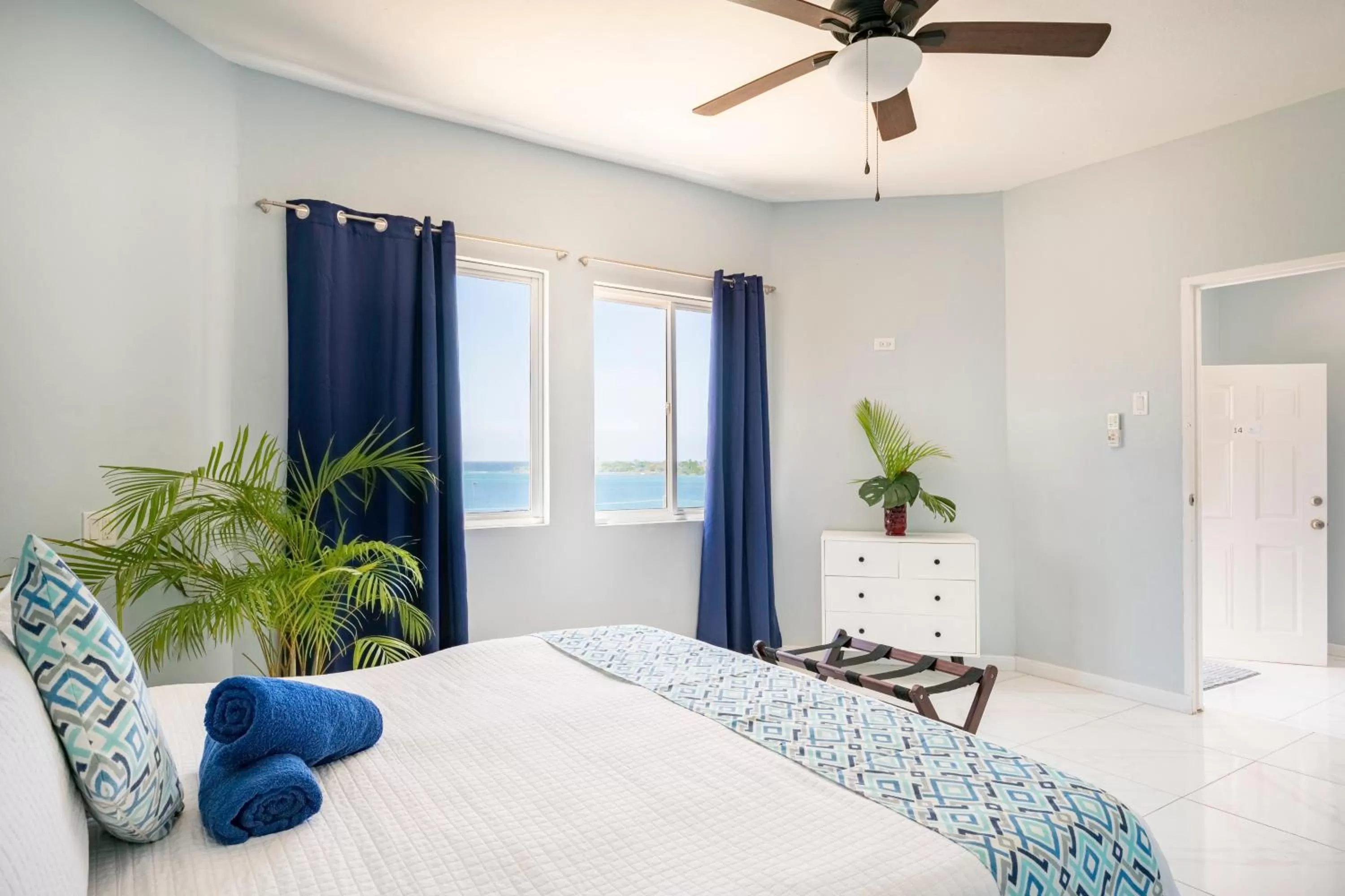 Bedroom, Bed in Luxe Beach Resort