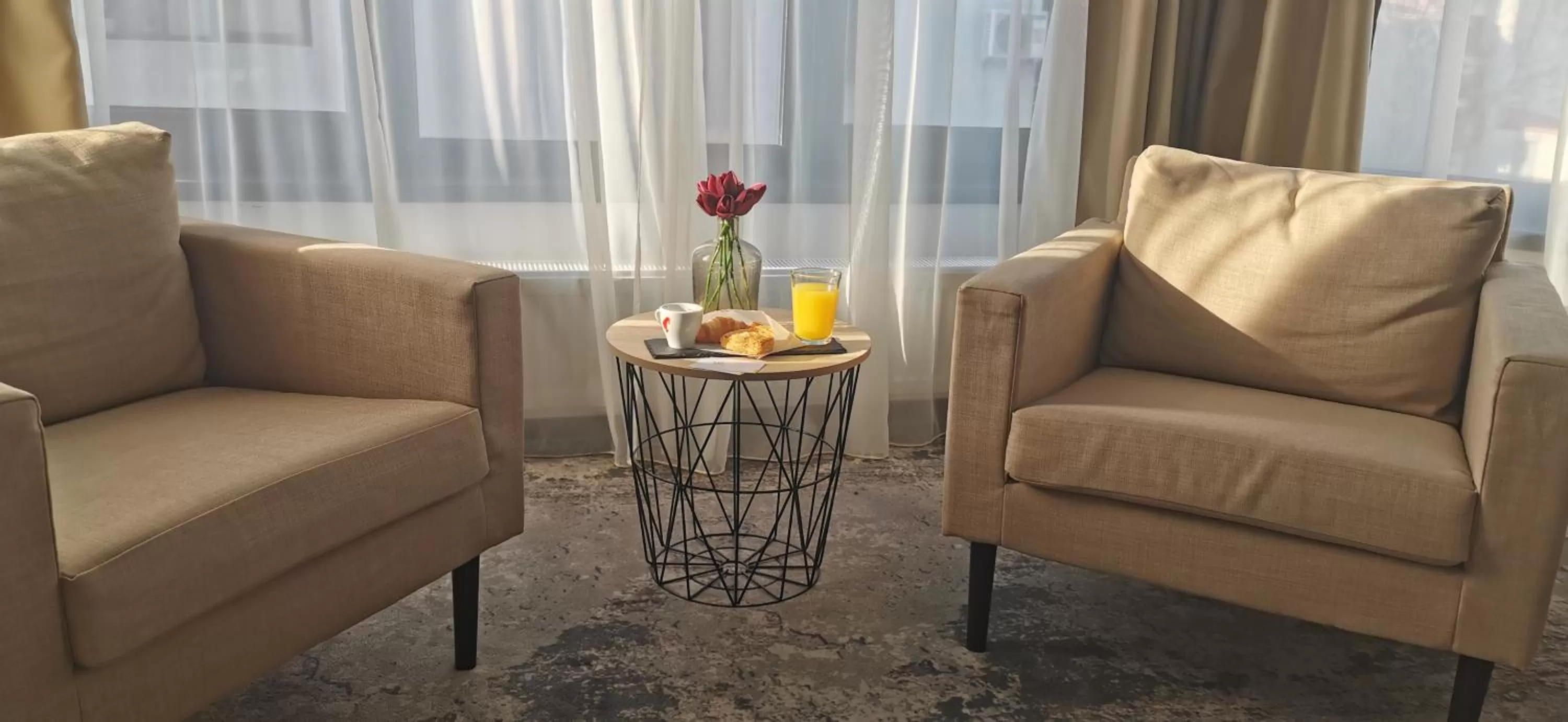 Living room in YMY Boutique Residence