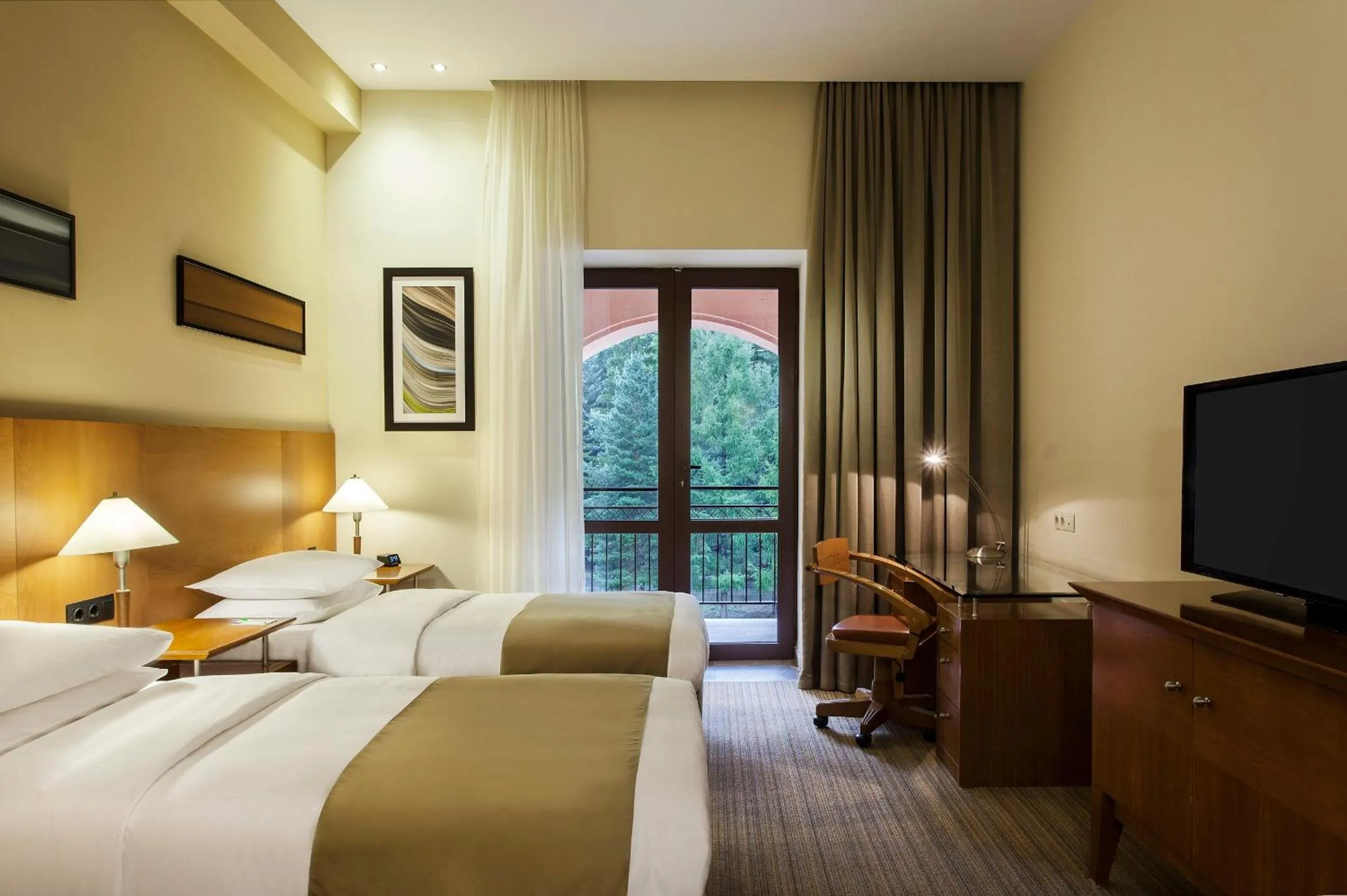 Bedroom, Bed in Grand Resort Jermuk Sanatorium