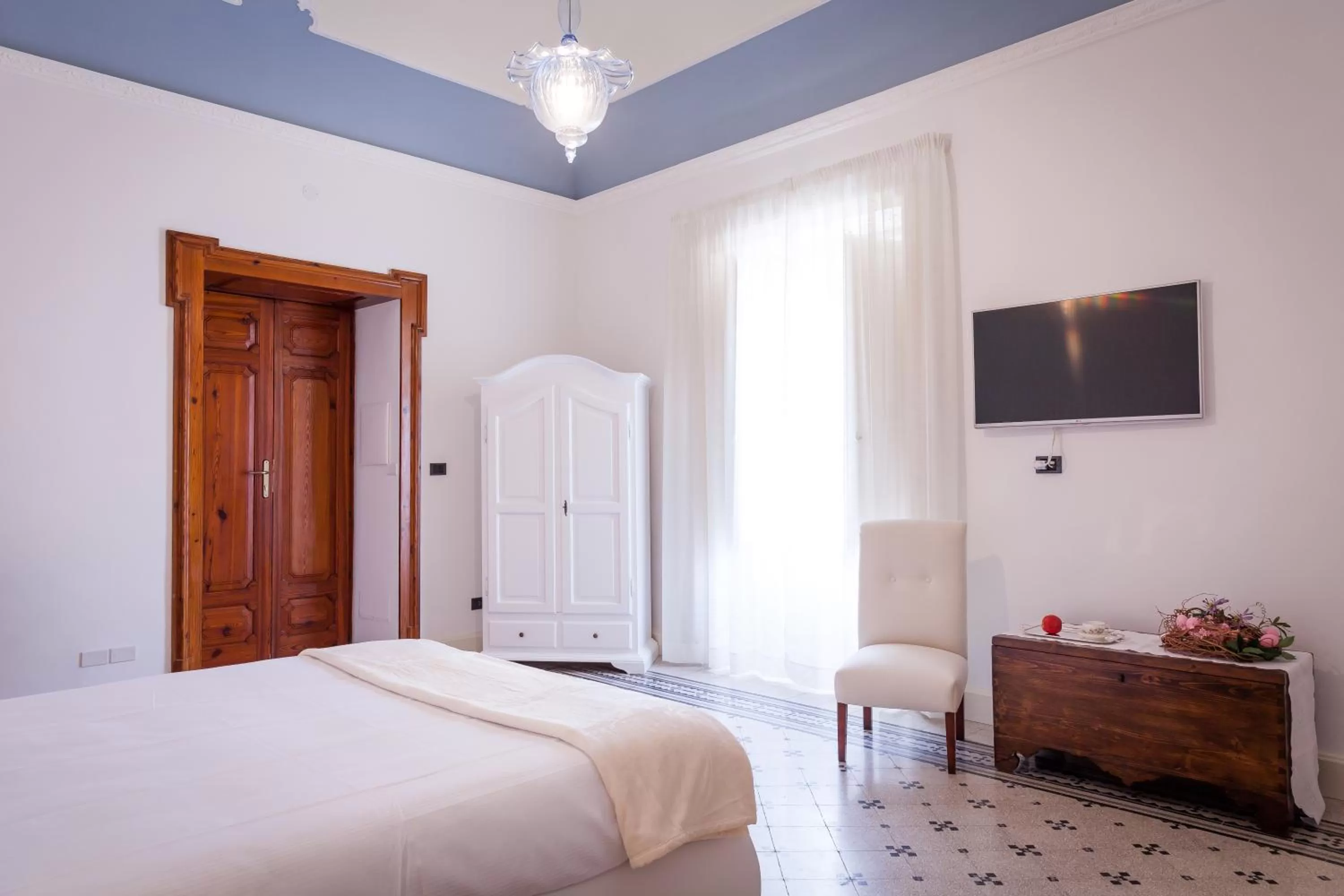 Bedroom, Bed in Palazzo Montalbano