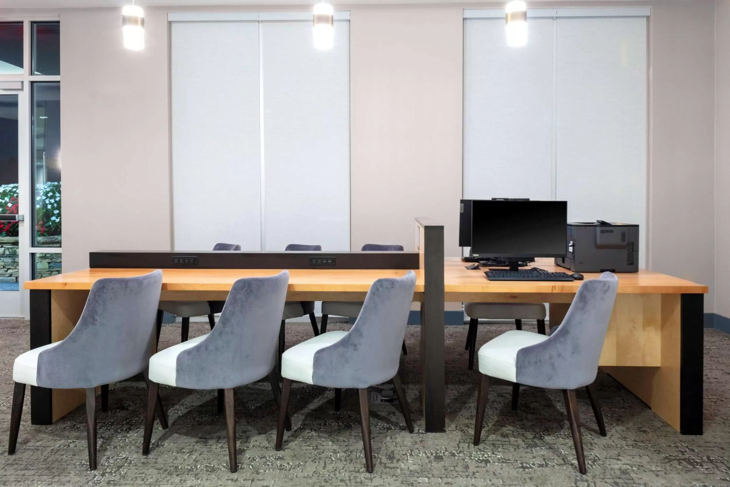 Lobby or reception in Hyatt House Charlotte Rea Farms