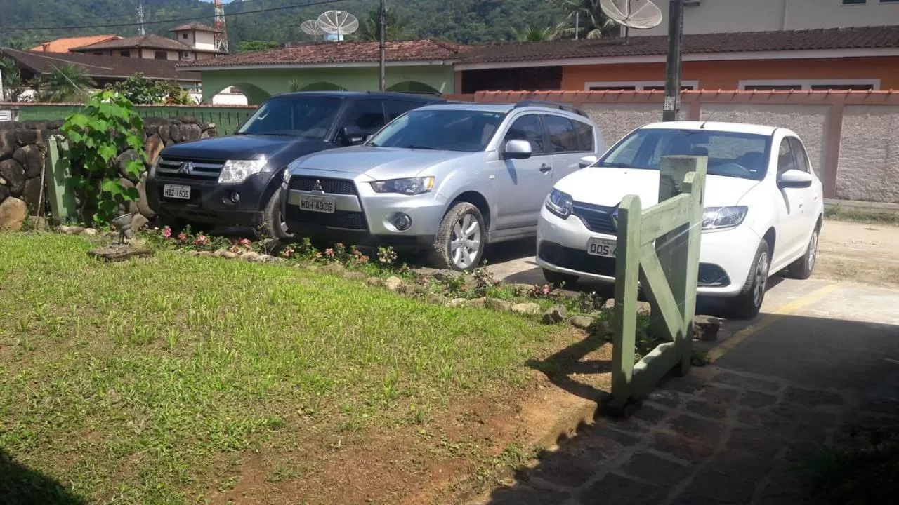 Garden in Pousada Na Praia Ubatuba