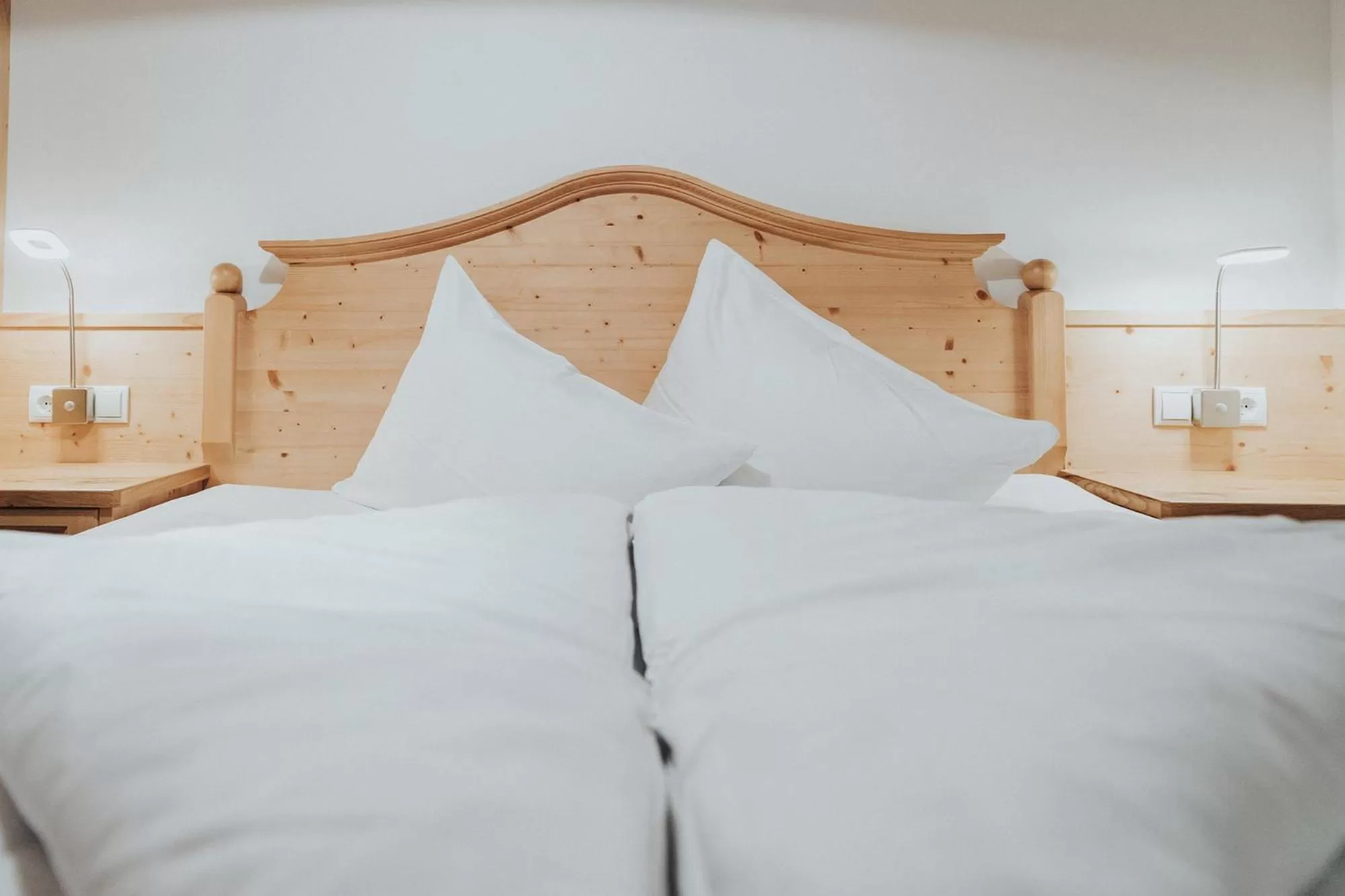 Bed in Hotel Silberfux