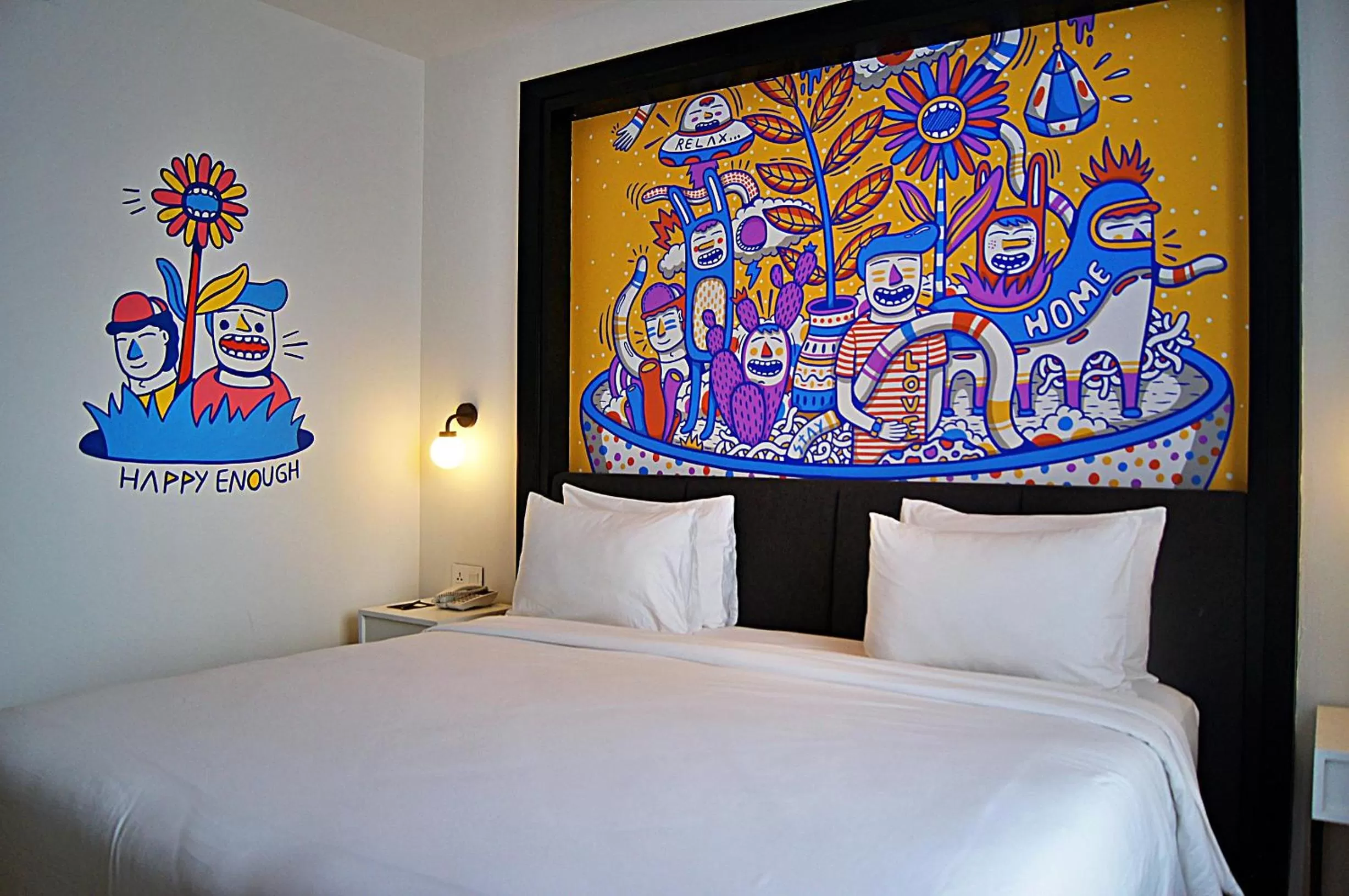 Bed in de Braga, ARTOTEL Curated