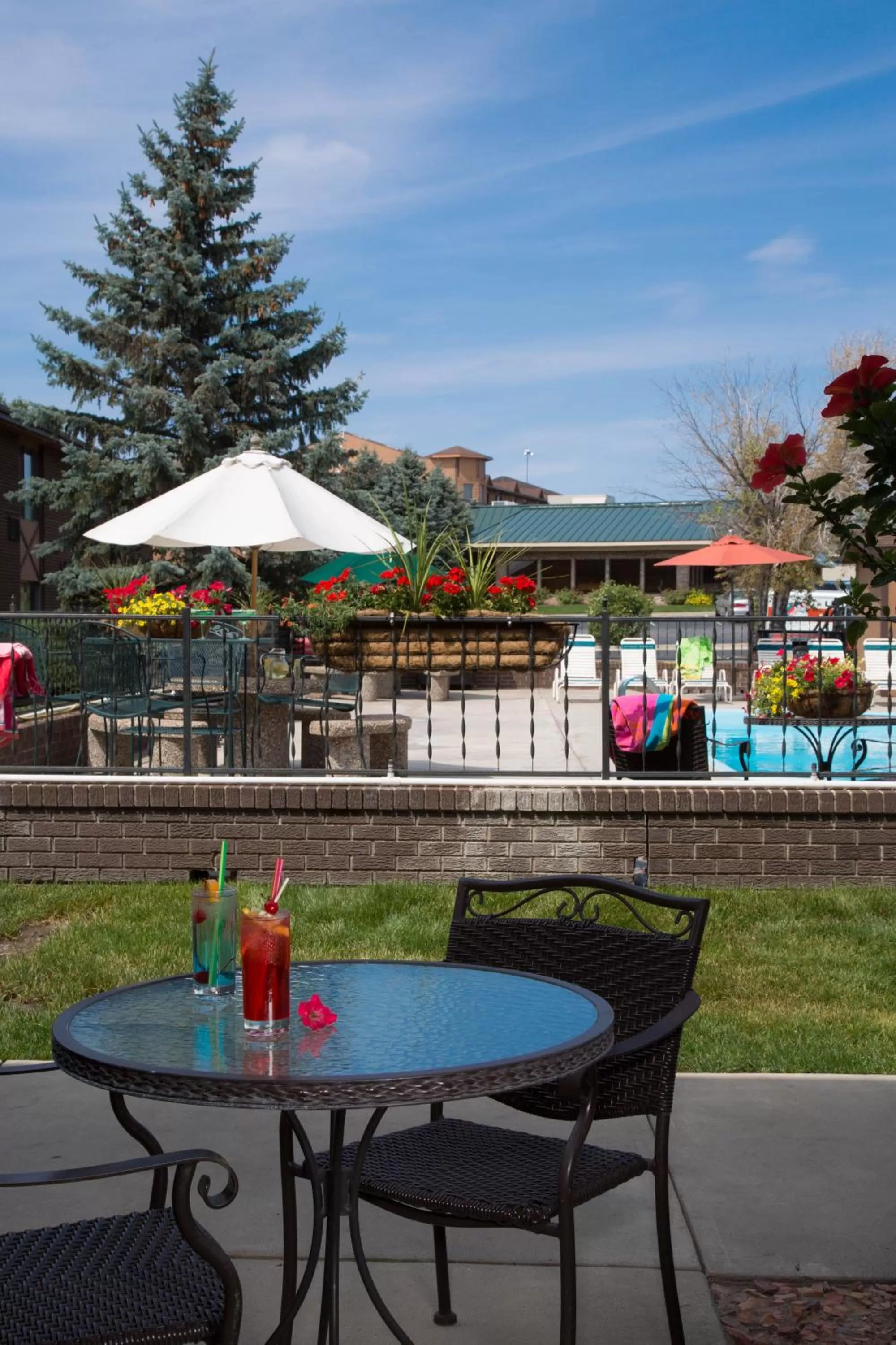 Patio in The Foothills Inn