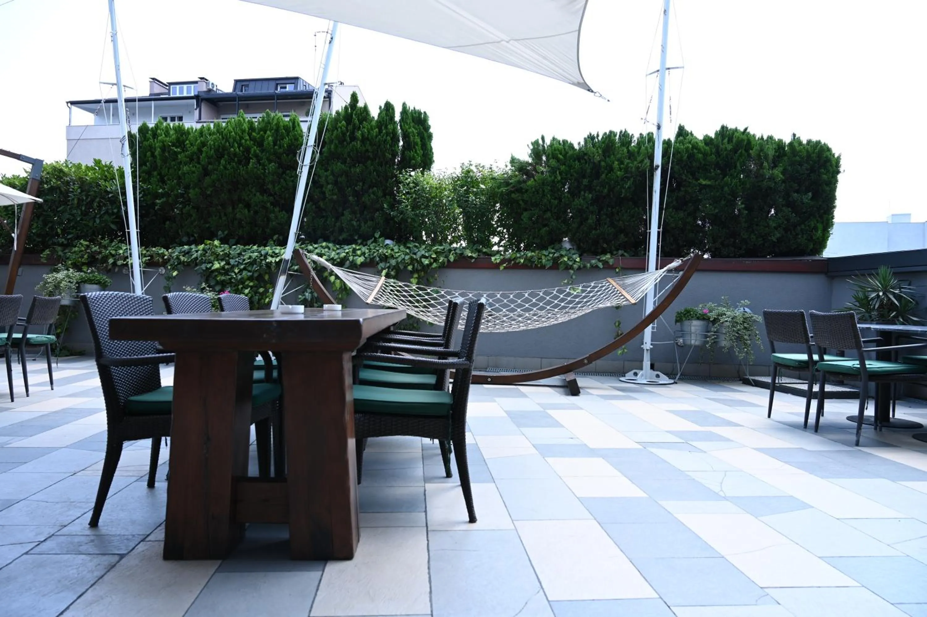 Balcony/Terrace in Nobel Zira Hotel