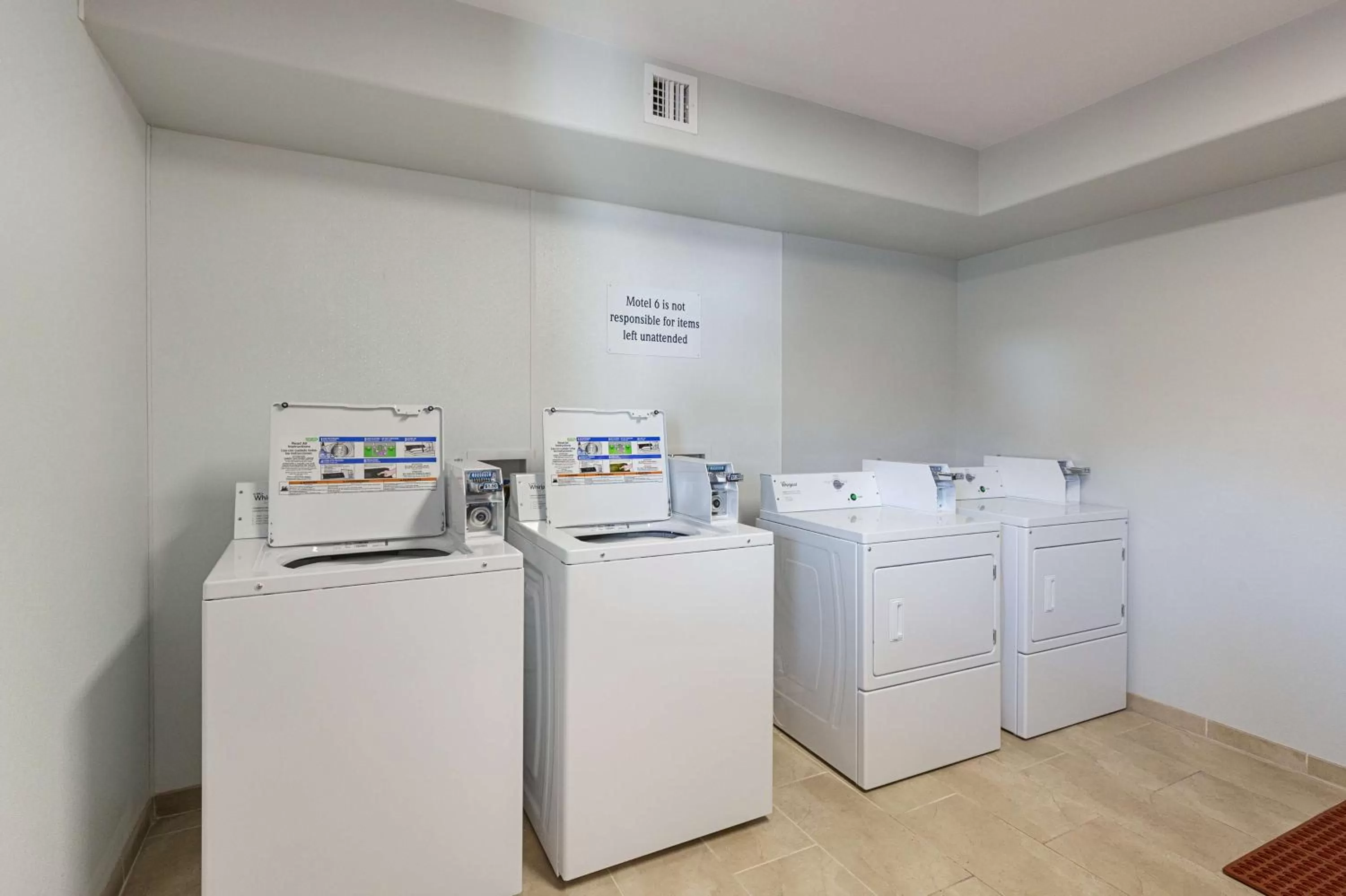 laundry in Motel 6-Show Low, AZ