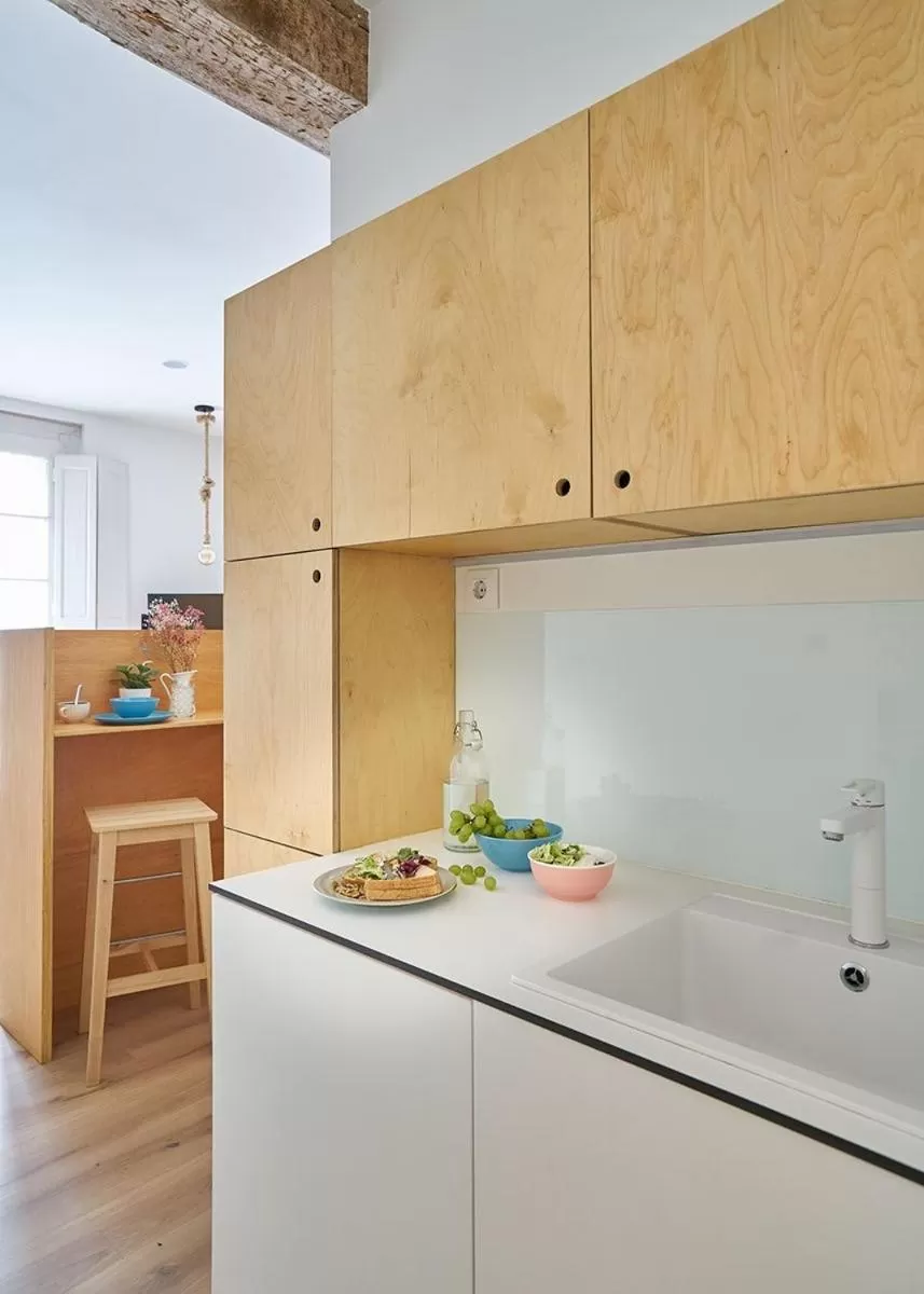 Kitchen or kitchenette in Urban Suite Santander