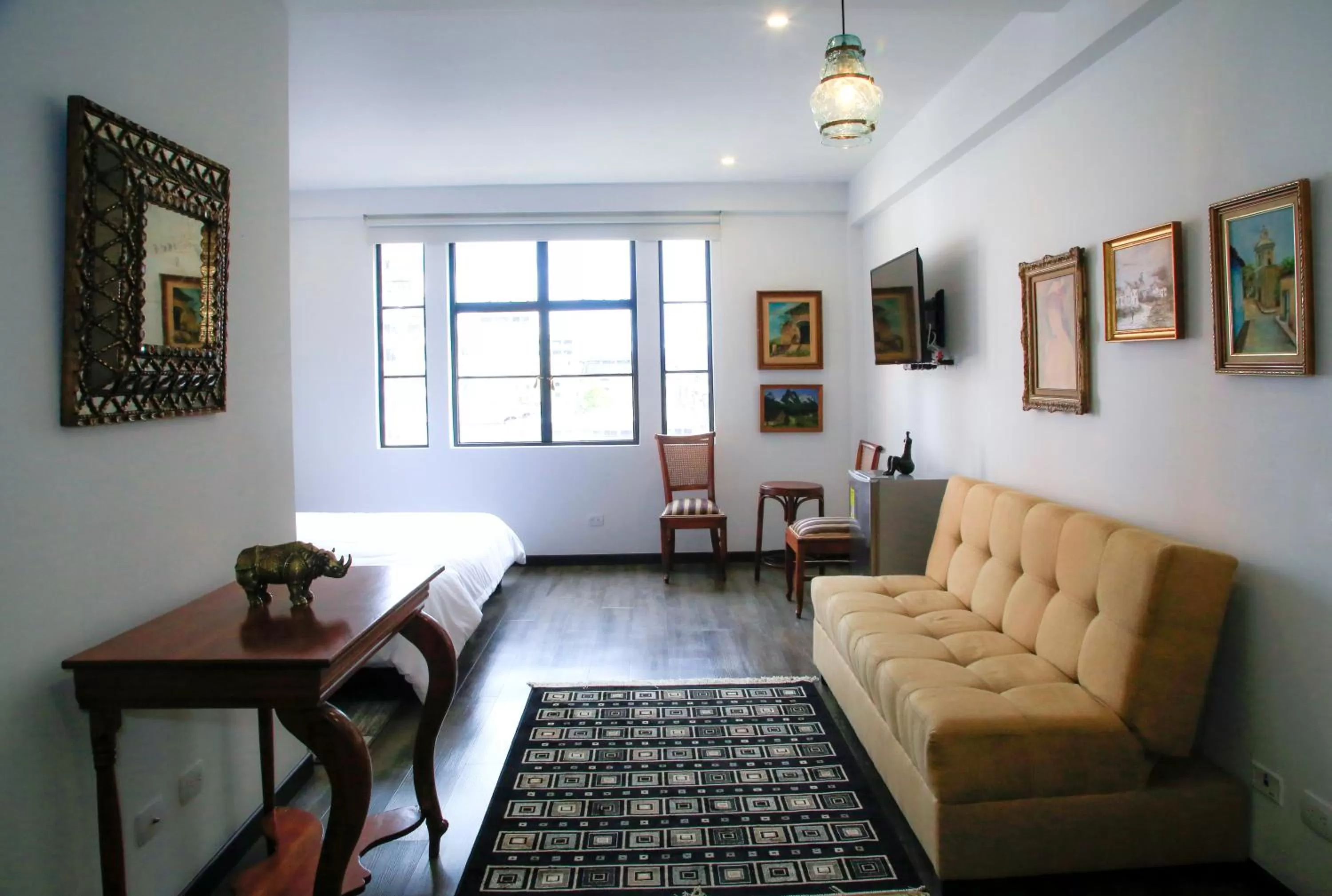 Living room in Hotel Museo San Moritz