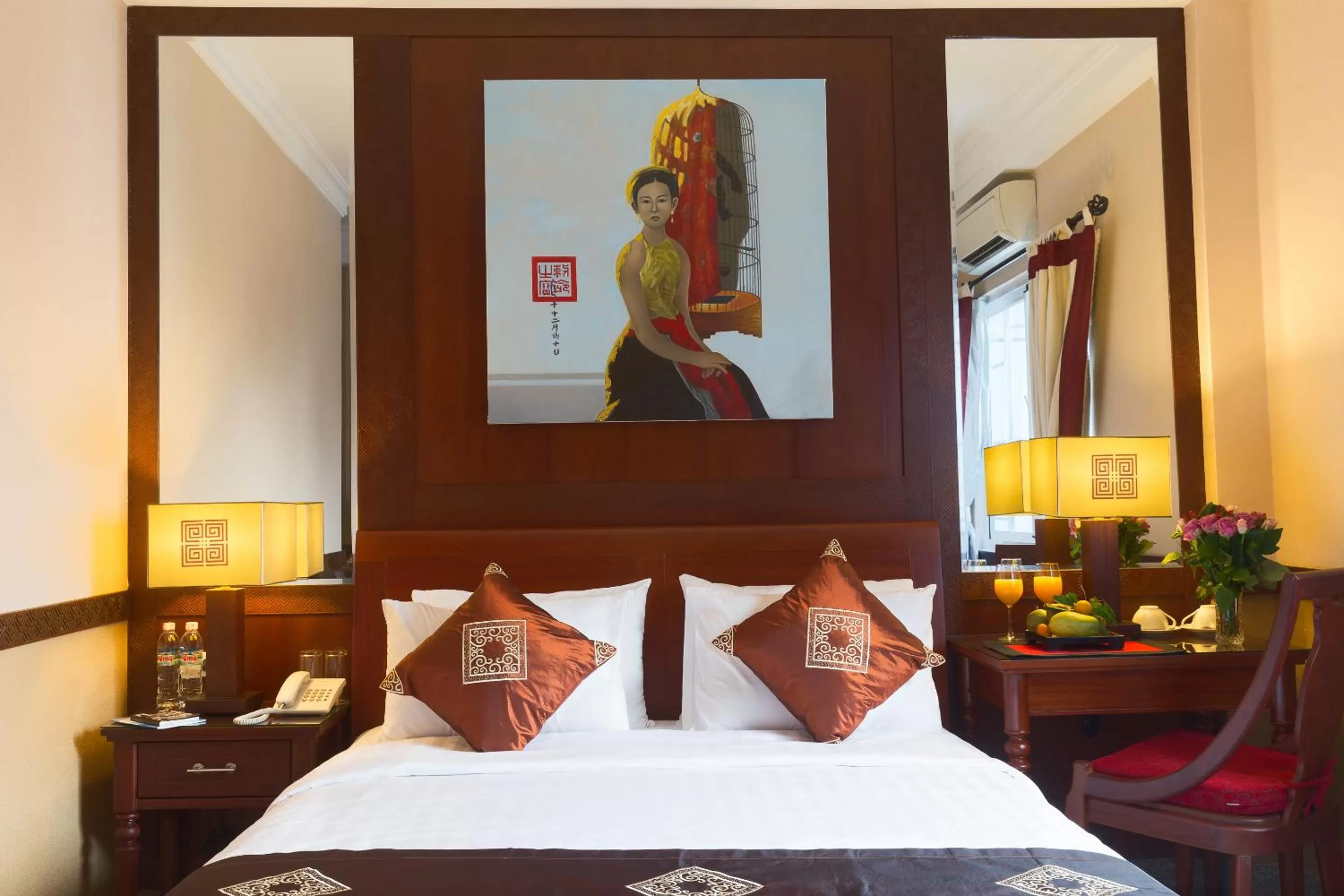 Bed in Ben Thanh Boutique Hotel
