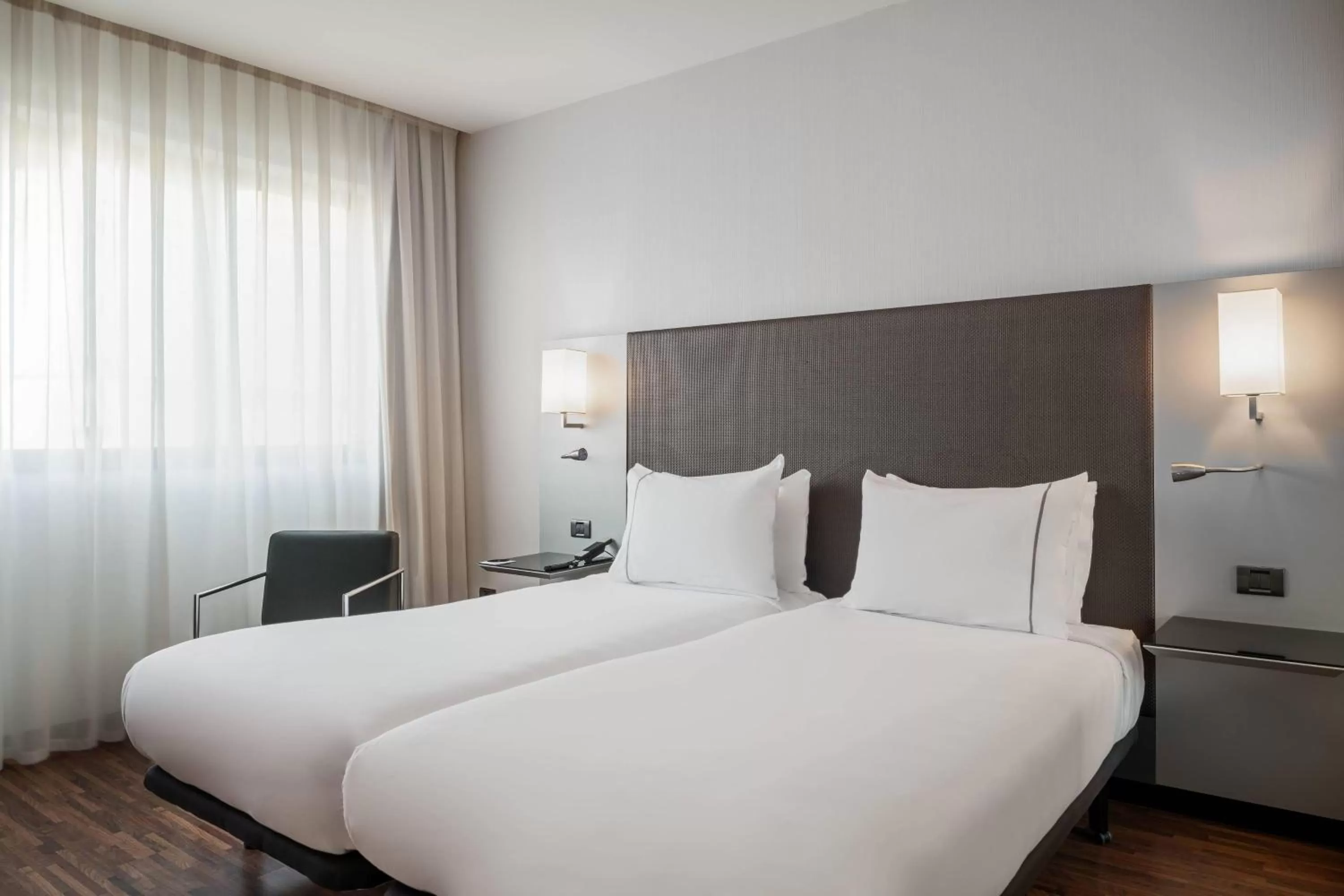 Photo of the whole room, Bed in AC Hotel San Sebastián de los Reyes by Marriott