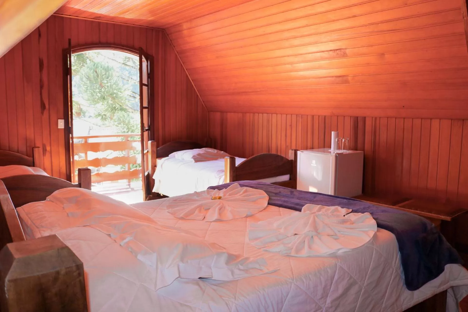 Bed in Pousada da Lua