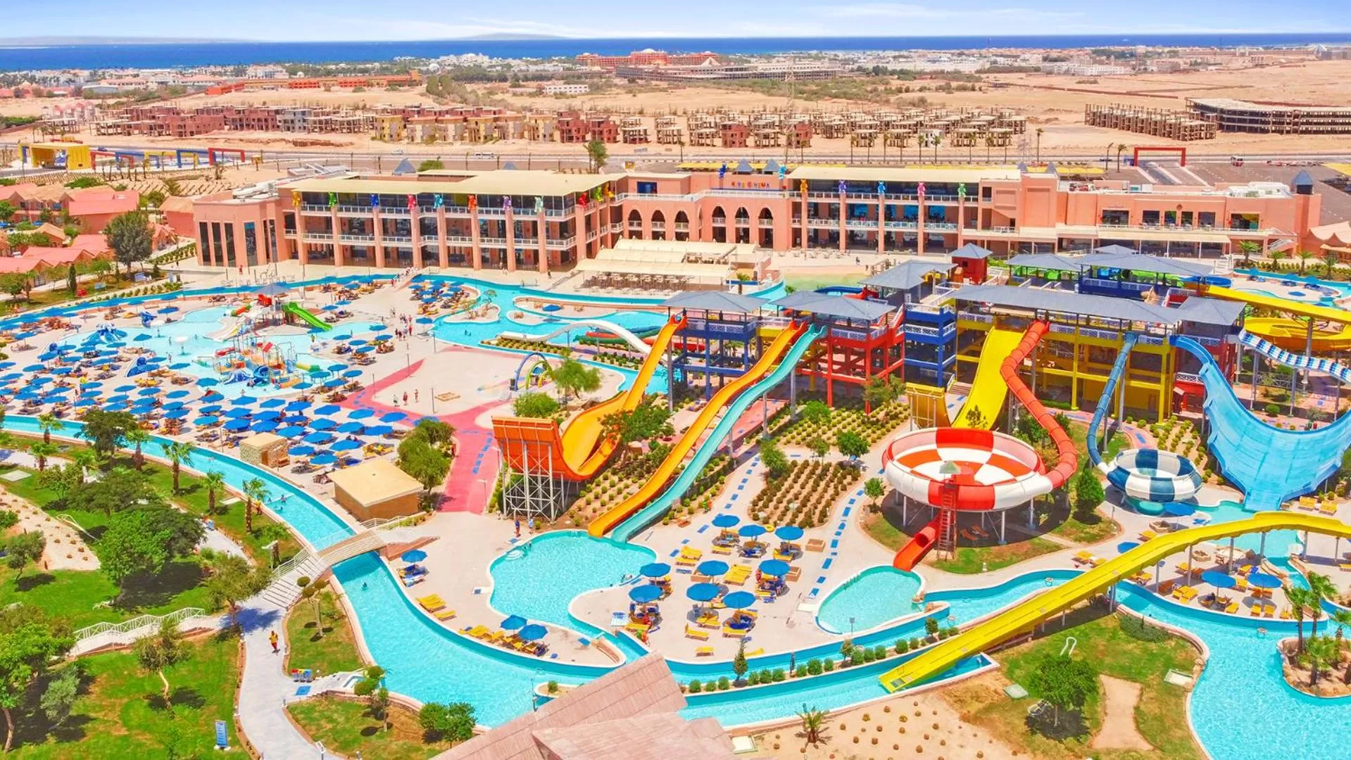 Aqua park in Neverland City Hurghada - Pickalbatros